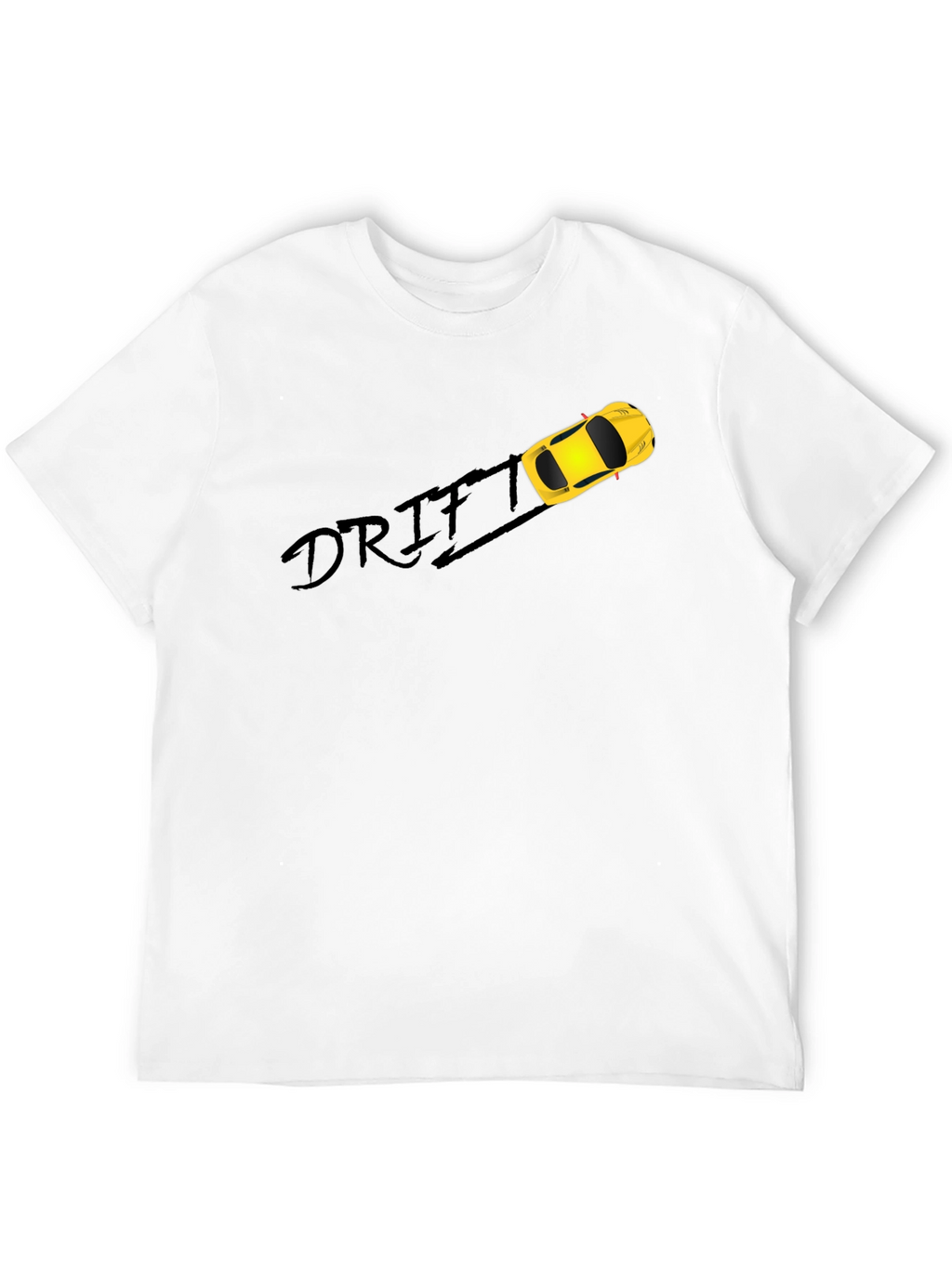 Drift Car Graphic Black T-Shirt
