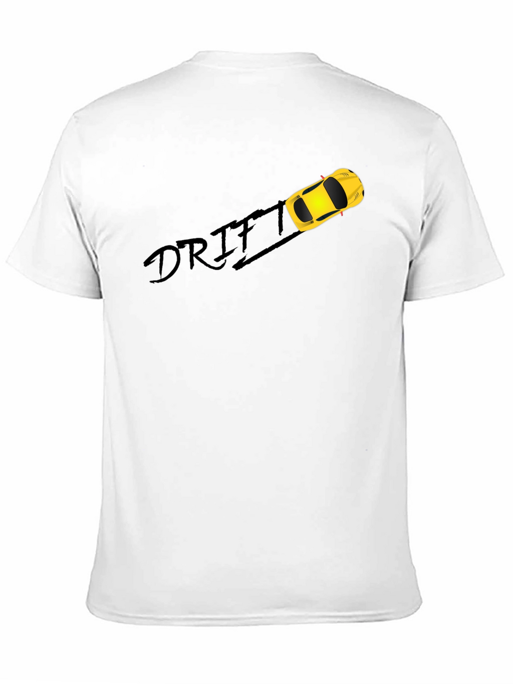 Drift Car Graphic Black T-Shirt