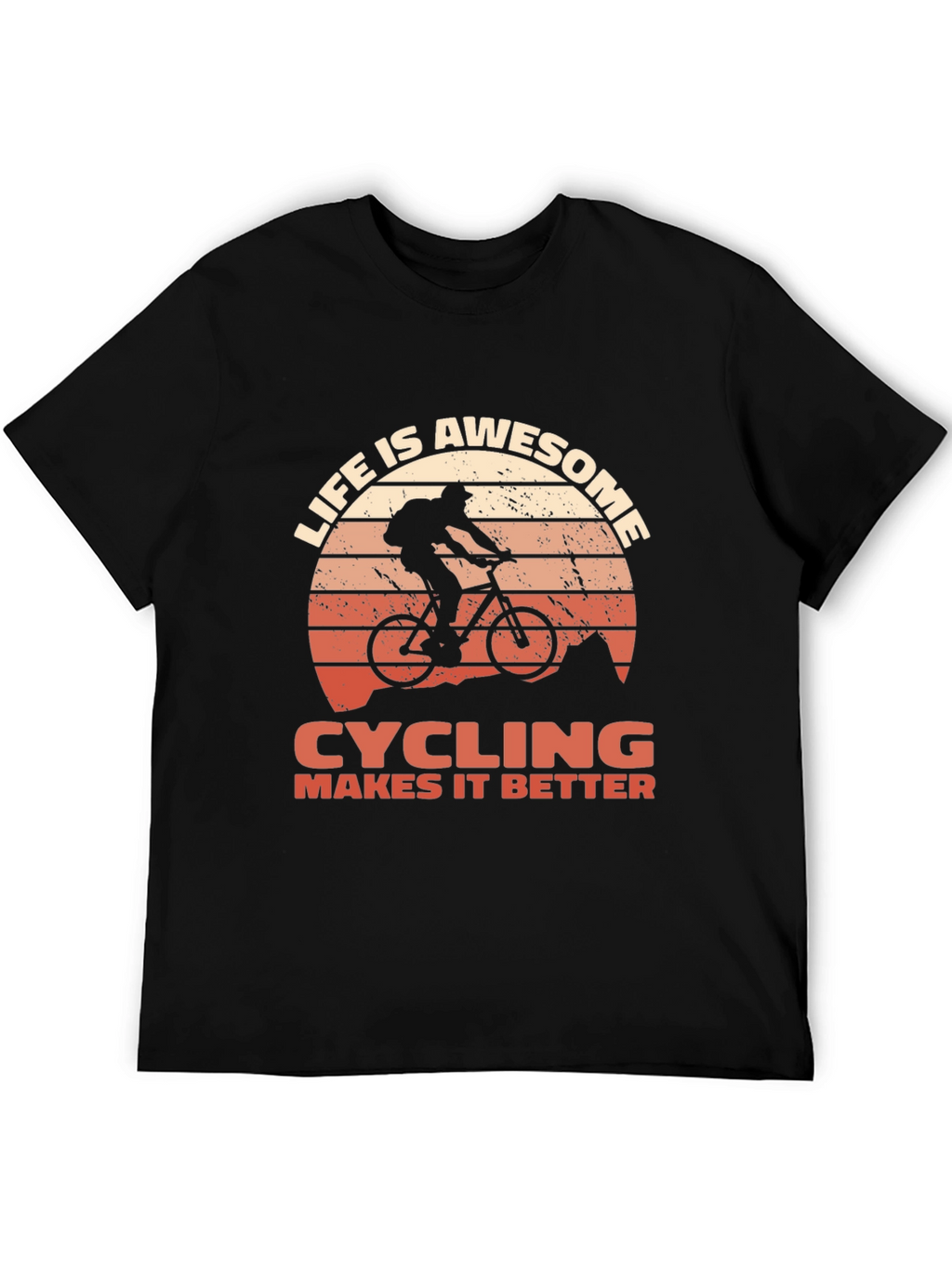 Life is Awesome Cycling T-Shirt