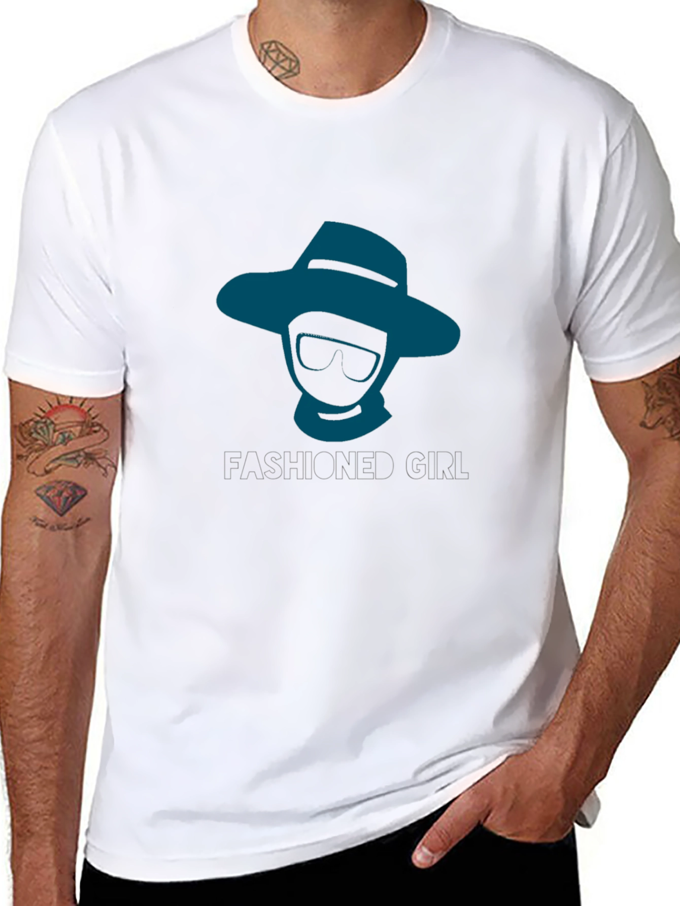 Mystery Man Graphic Tee - Cool & Casual