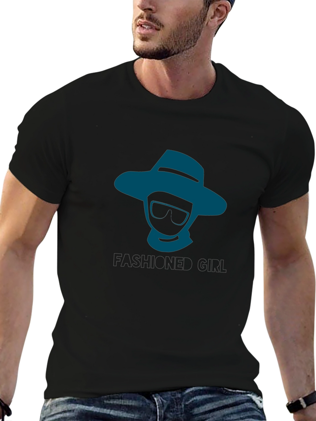 Mystery Man Graphic Tee - Cool & Casual