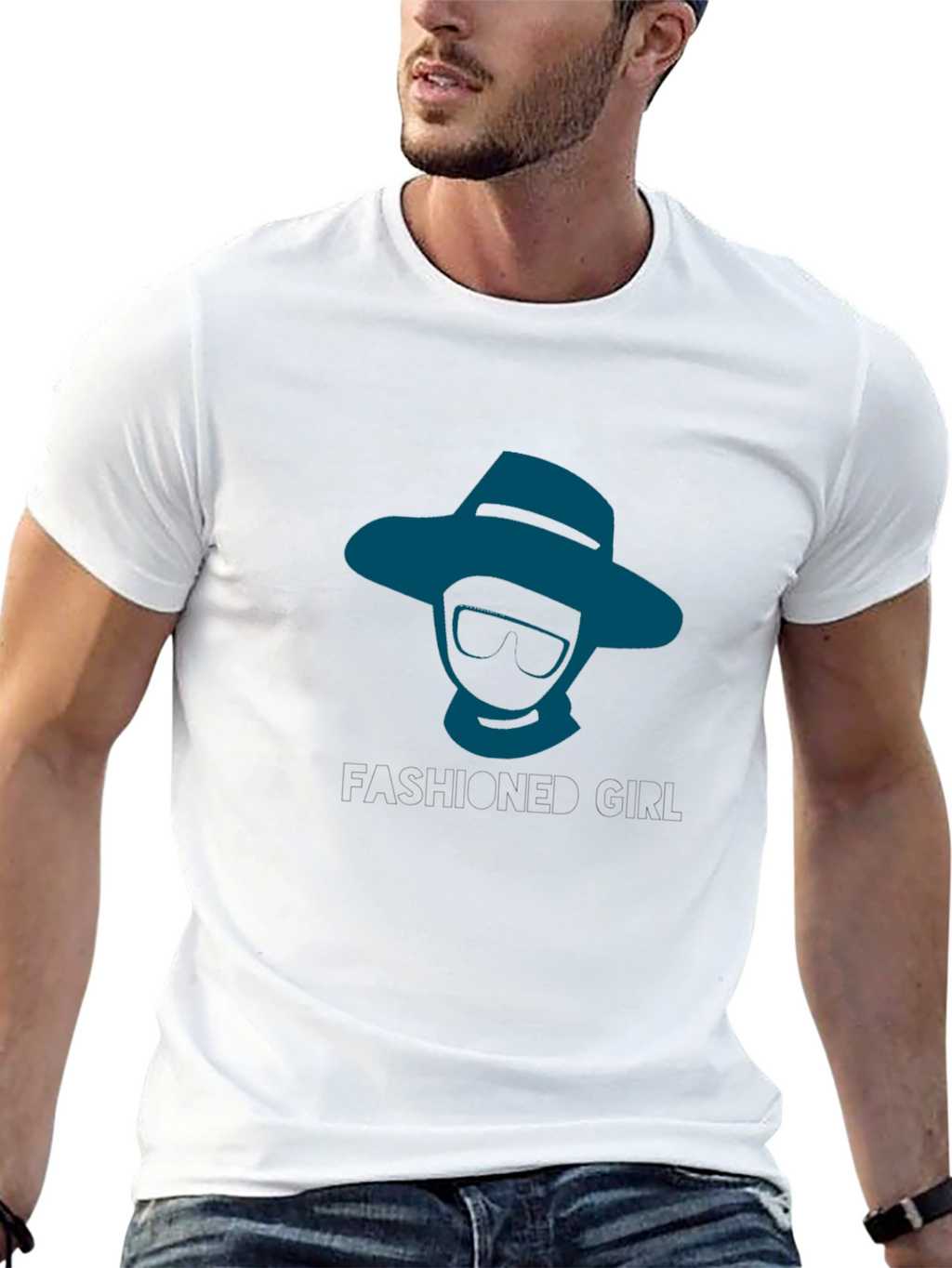 Mystery Man Graphic Tee - Cool & Casual