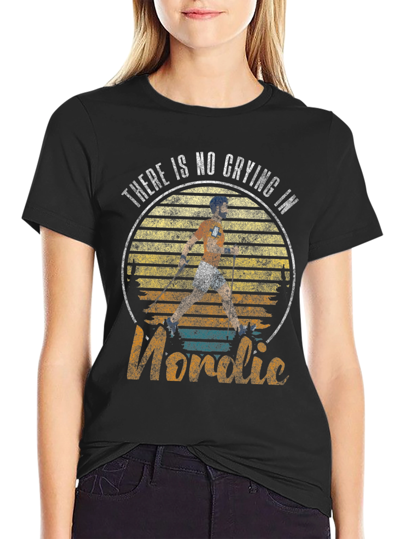 Nordic Skiing T-Shirt - No Crying in Nordic!