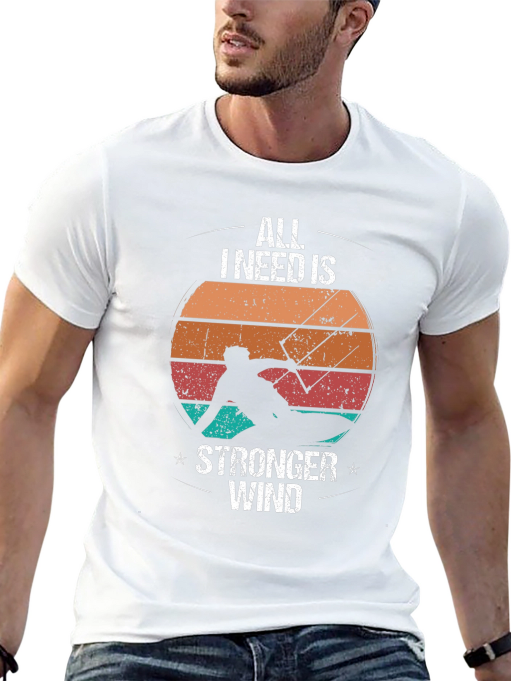 All I Need Is Stronger Wind Black T-Shirt