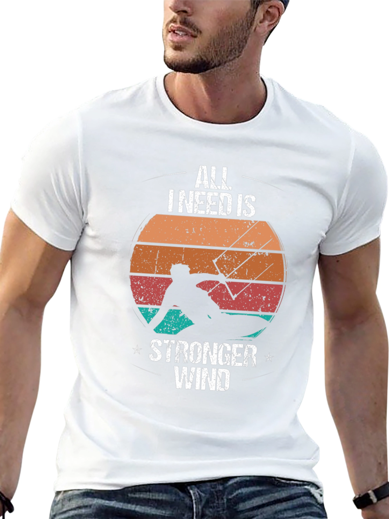 All I Need Is Stronger Wind Black T-Shirt
