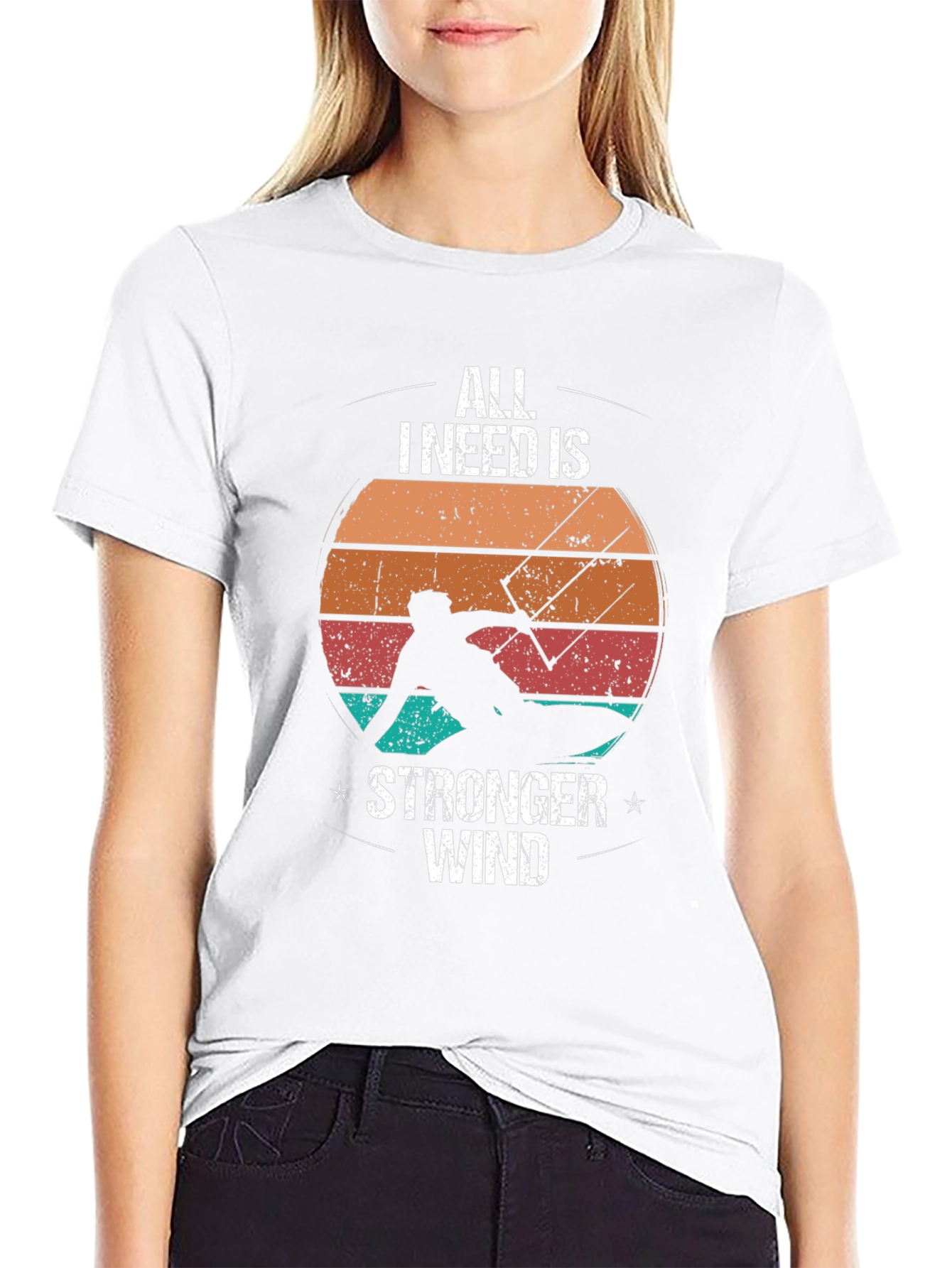 All I Need Is Stronger Wind Black T-Shirt