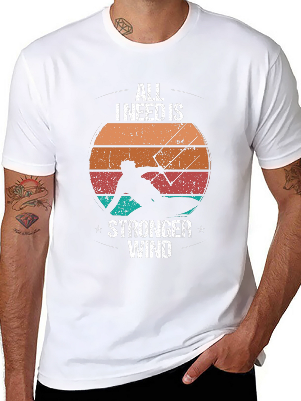 All I Need Is Stronger Wind Black T-Shirt