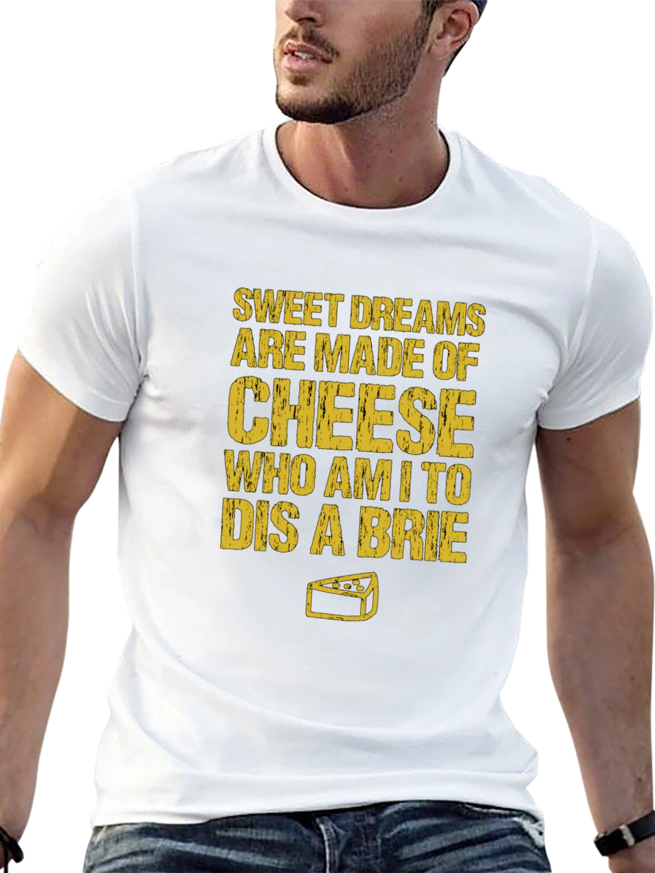 Sweet Dreams Cheese Humor T-Shirt