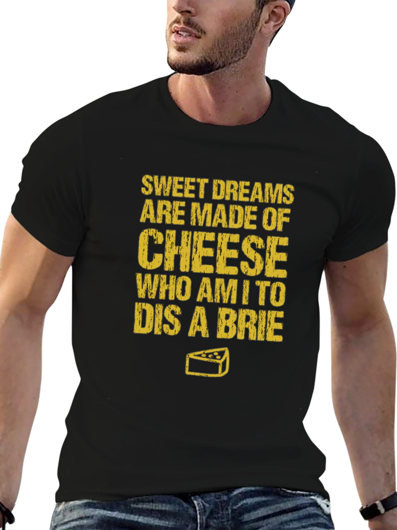Sweet Dreams Cheese Humor T-Shirt