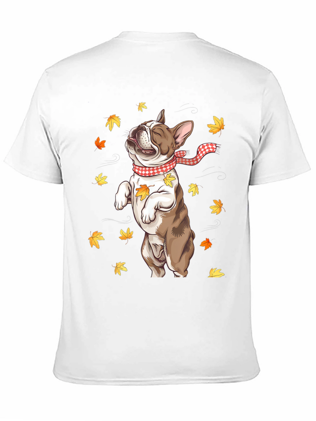 Fall French Bulldog Graphic Tee