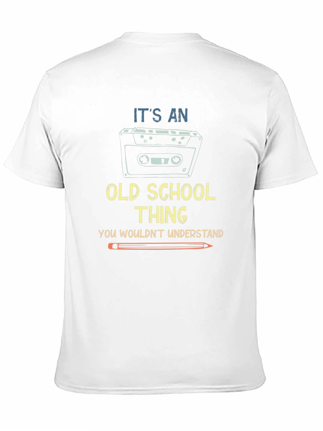 Old School Thing T-Shirt: Cassette Tape Design