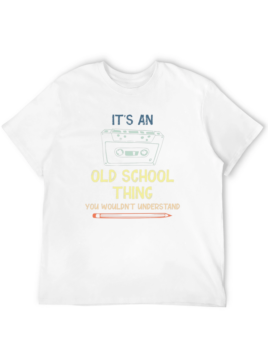 Old School Thing T-Shirt: Cassette Tape Design
