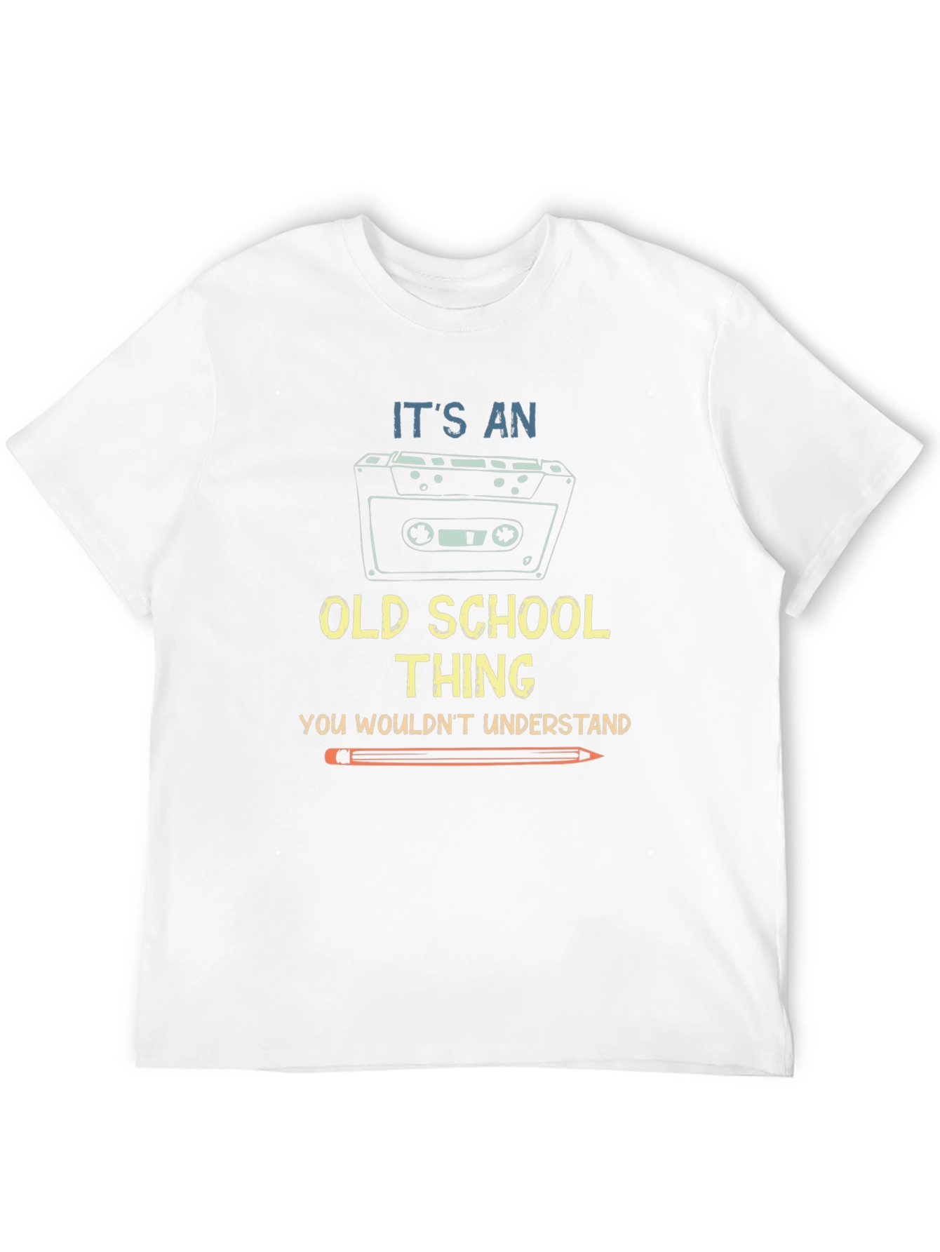 Old School Thing T-Shirt: Cassette Tape Design