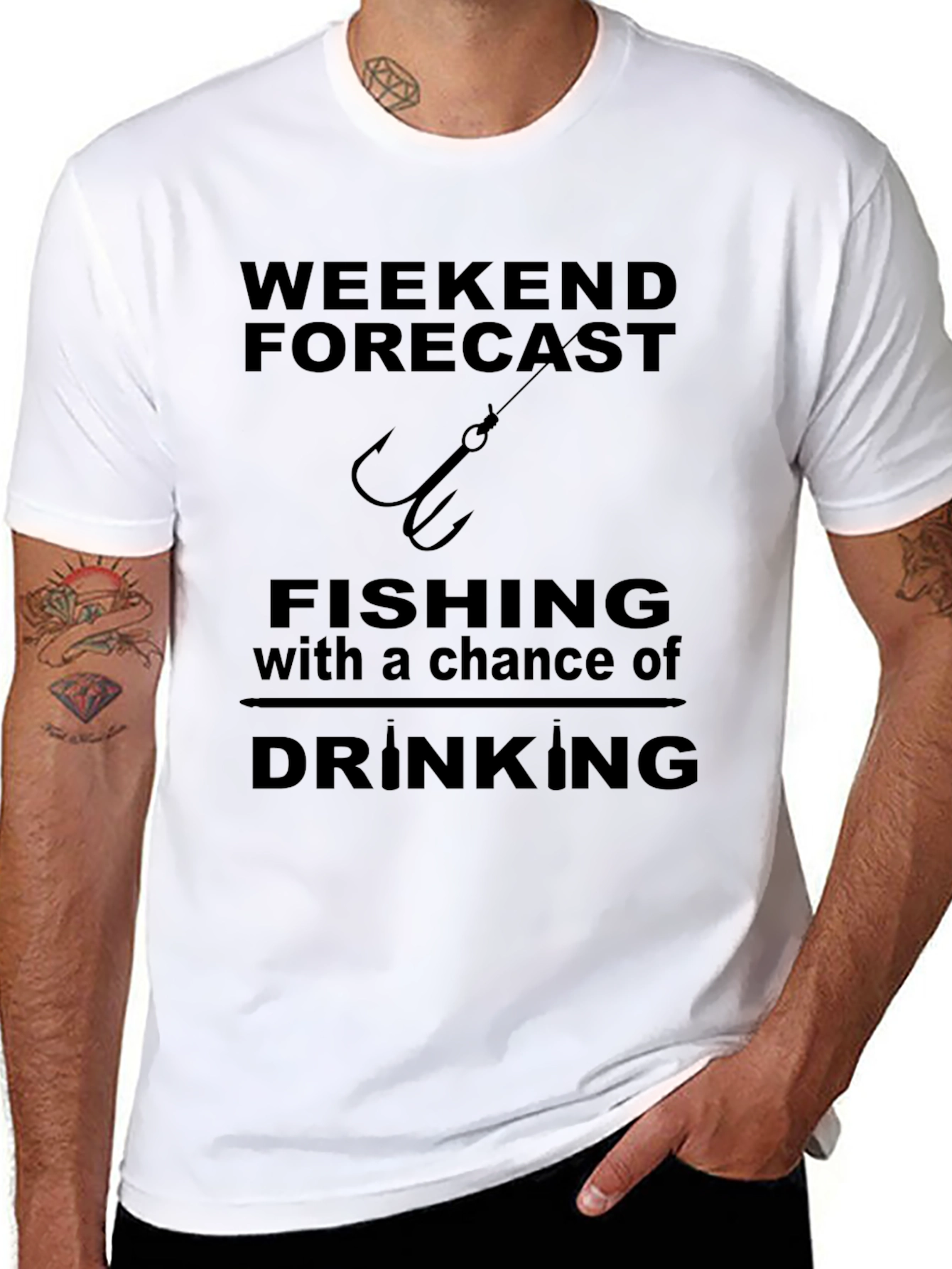 Weekend Forecast Fishing T-Shirt