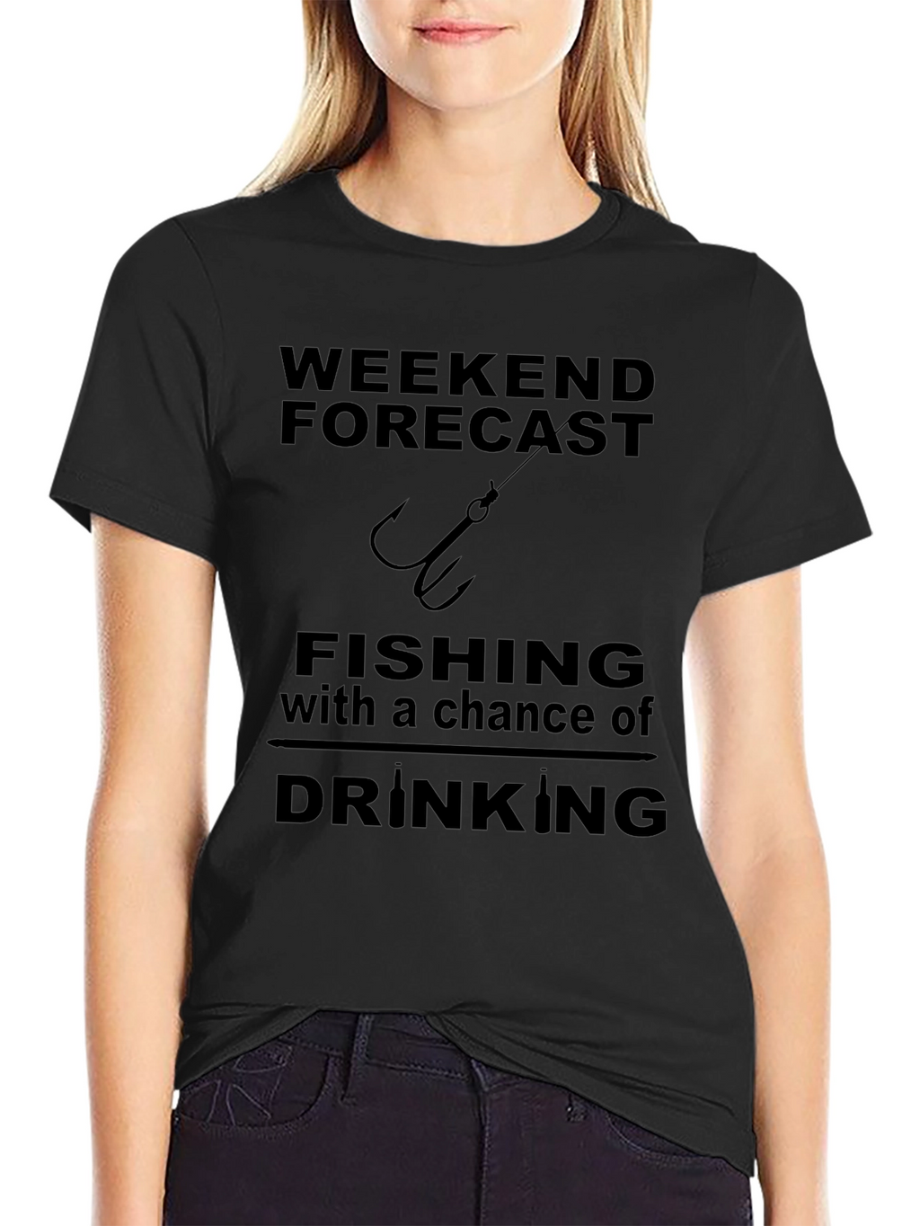 Weekend Forecast Fishing T-Shirt