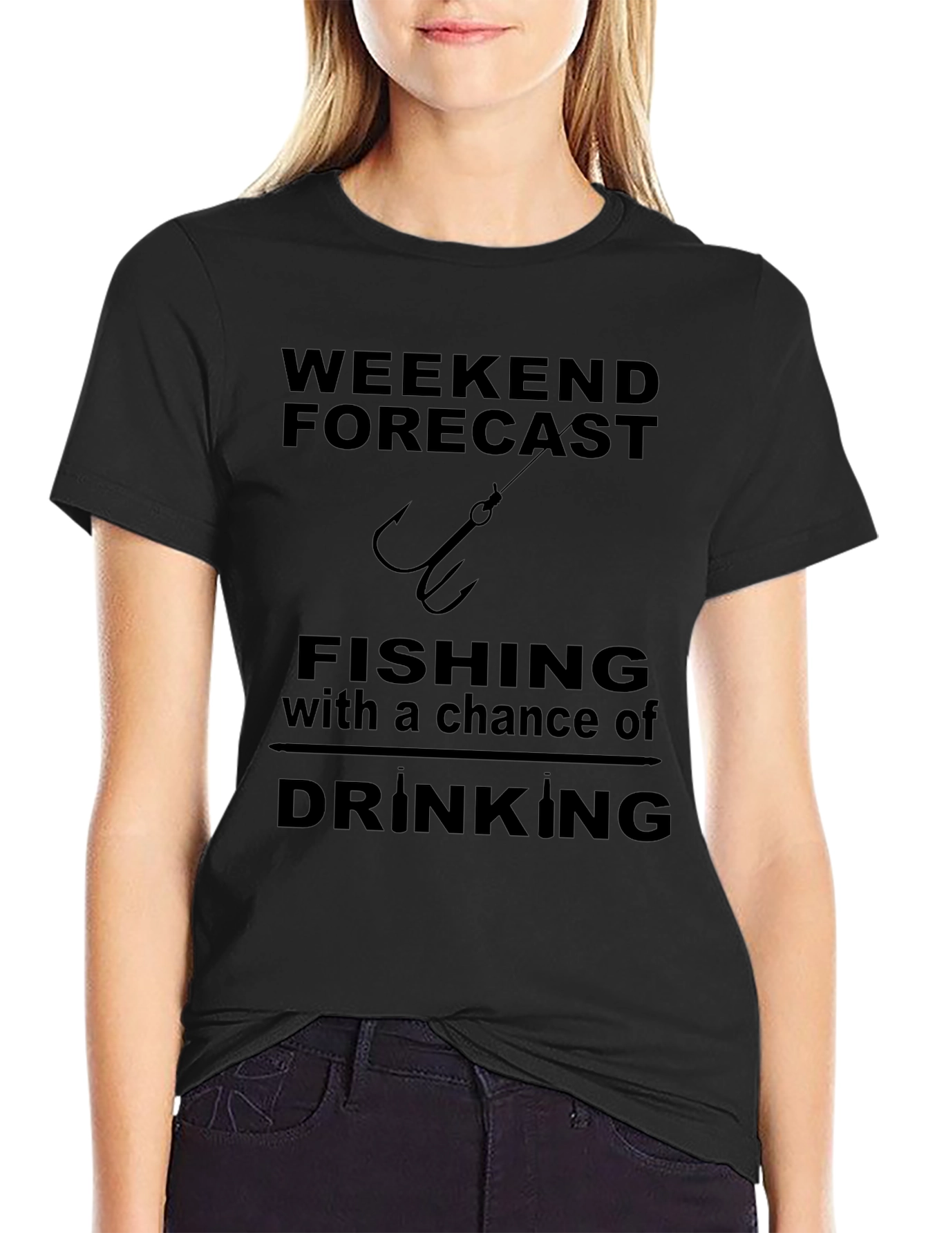 Weekend Forecast Fishing T-Shirt