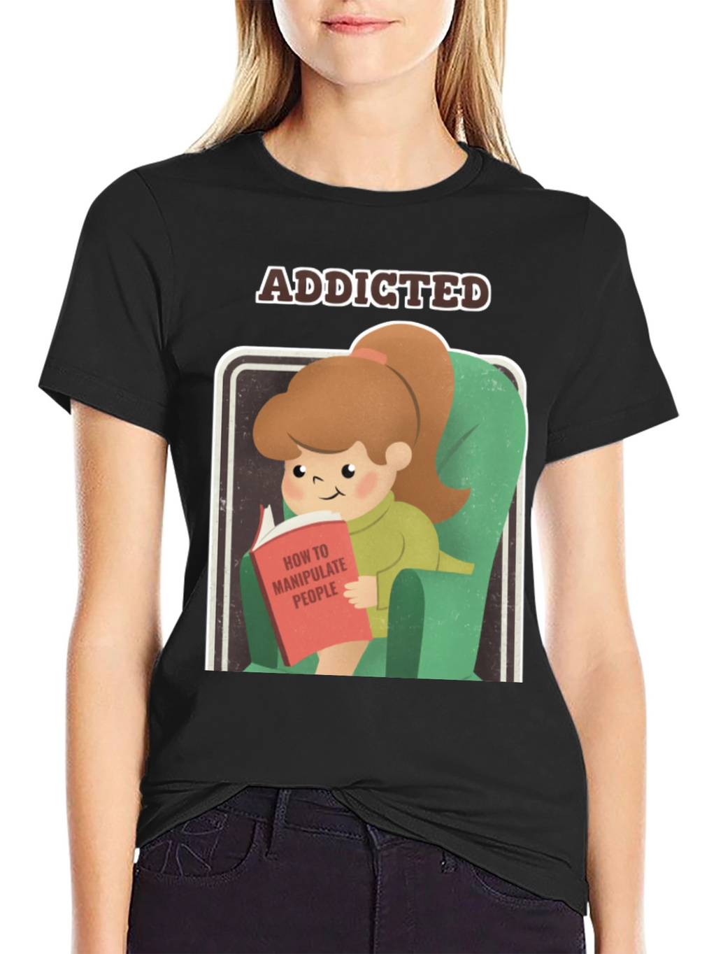 Addicted to Manipulation T-Shirt Funny Tee