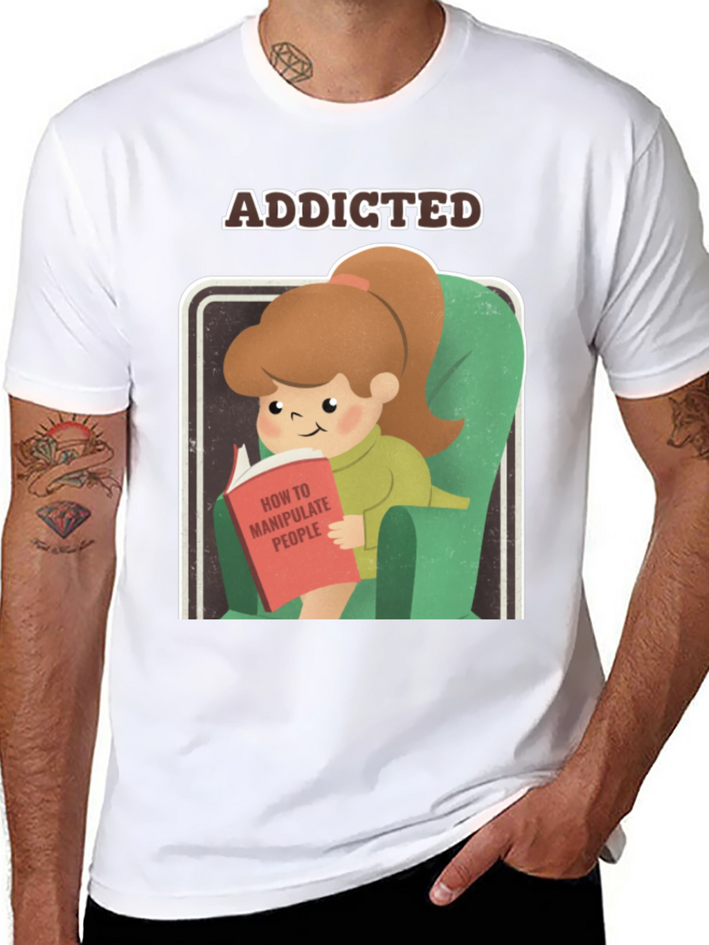 Addicted to Manipulation T-Shirt Funny Tee