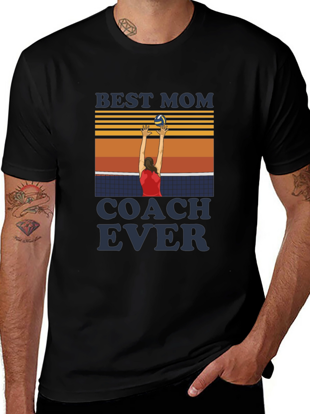 Best Mom Coach Ever Volleyball T-Shirt