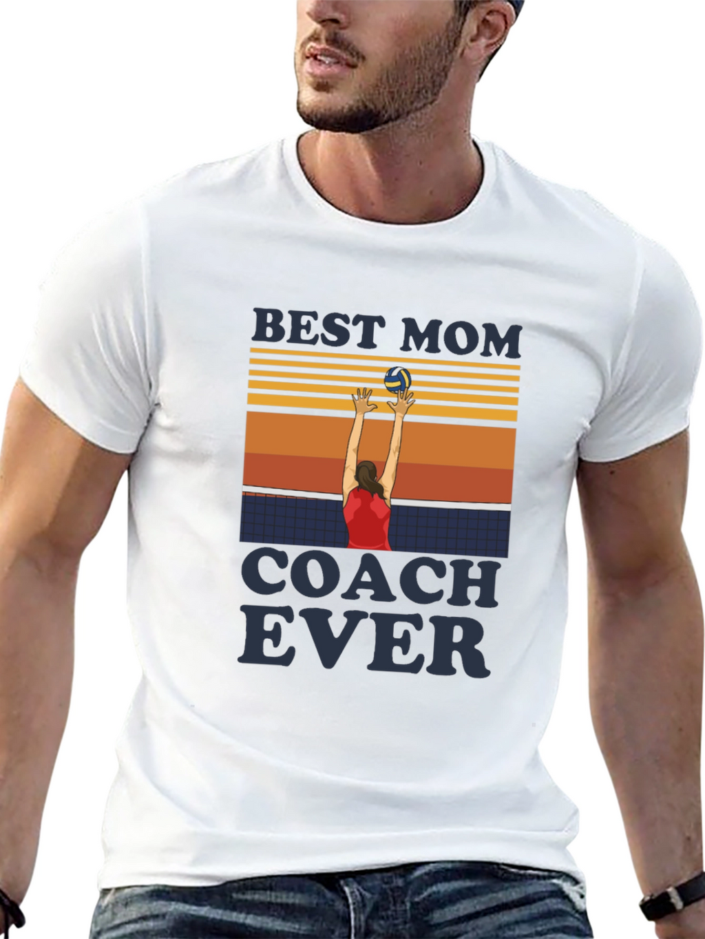 Best Mom Coach Ever Volleyball T-Shirt