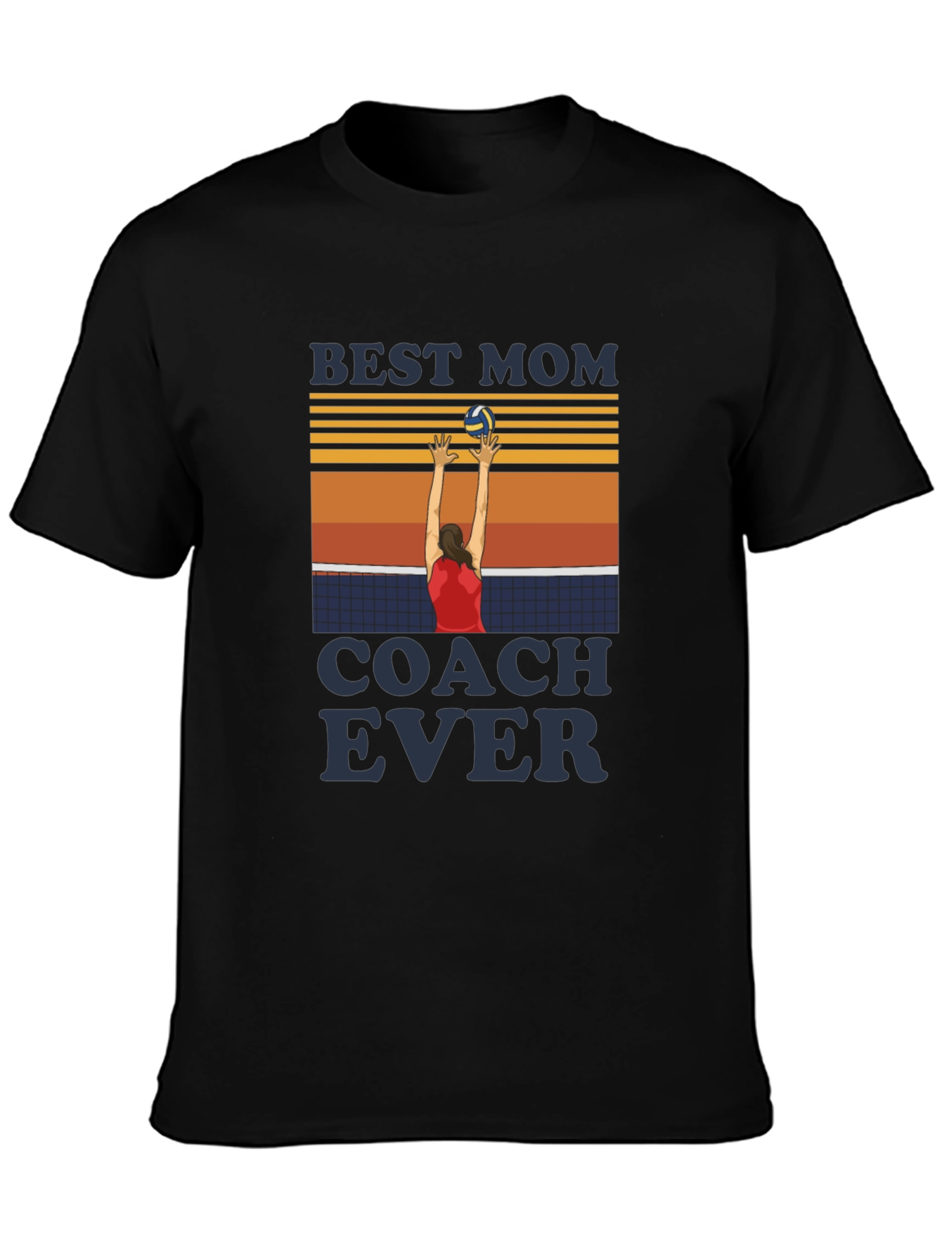 Best Mom Coach Ever Volleyball T-Shirt
