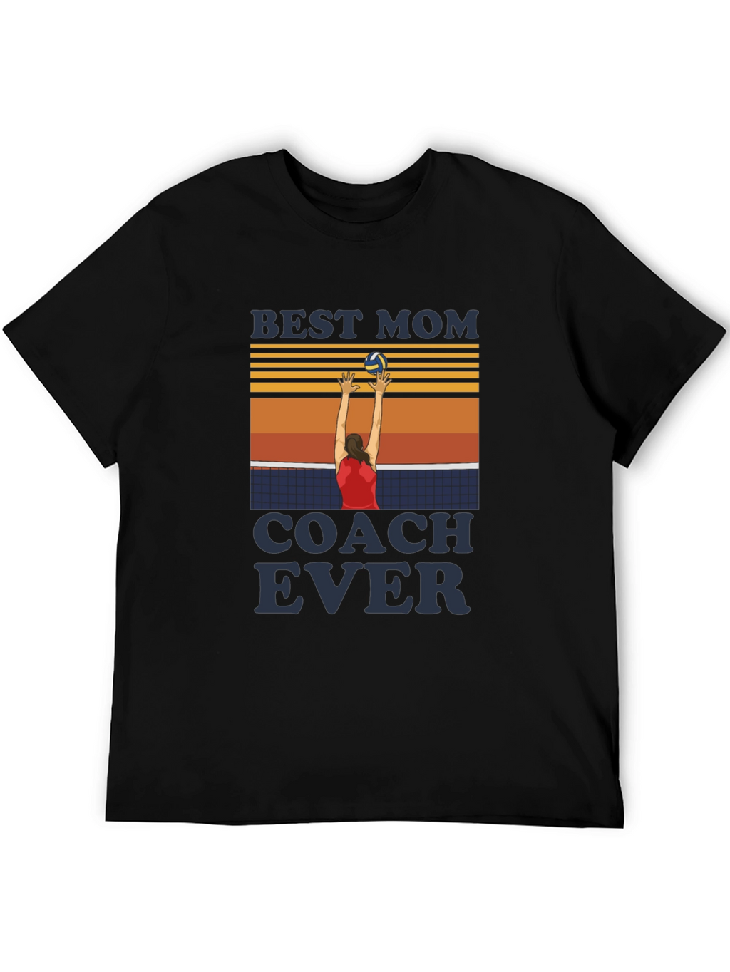 Best Mom Coach Ever Volleyball T-Shirt