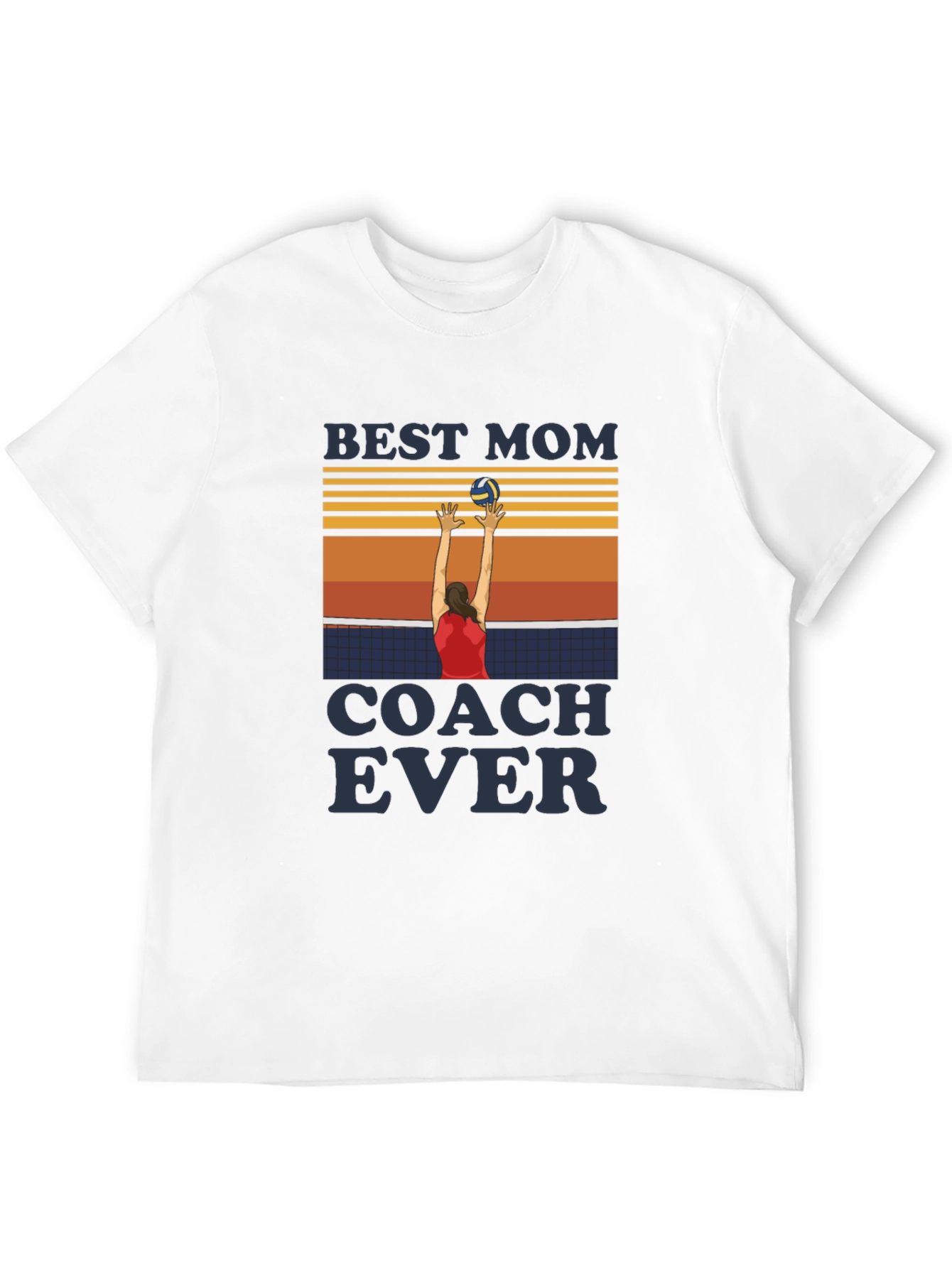 Best Mom Coach Ever Volleyball T-Shirt