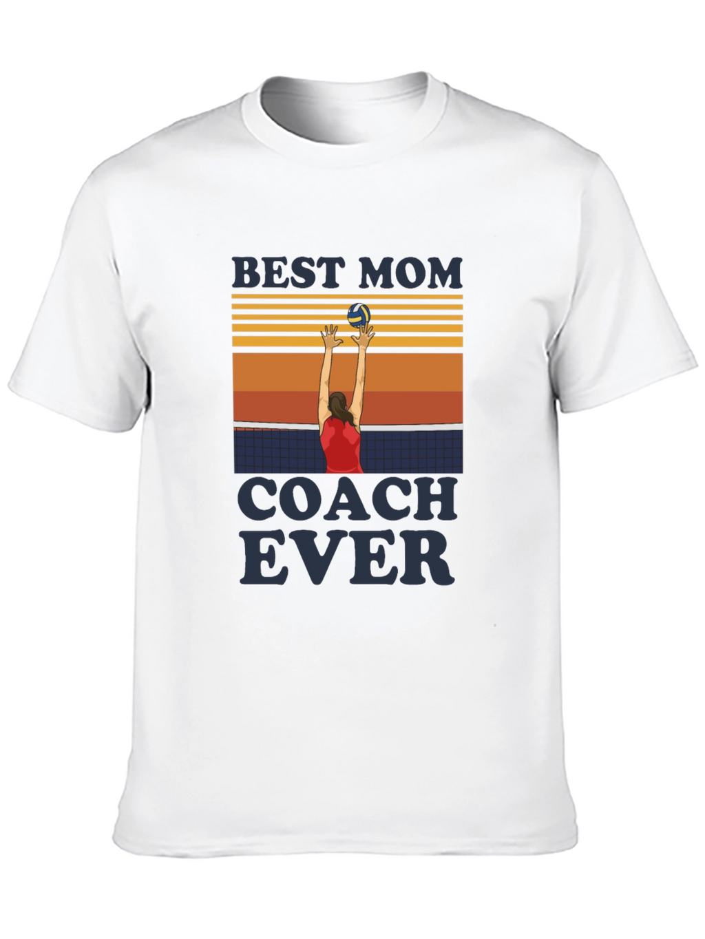 Best Mom Coach Ever Volleyball T-Shirt