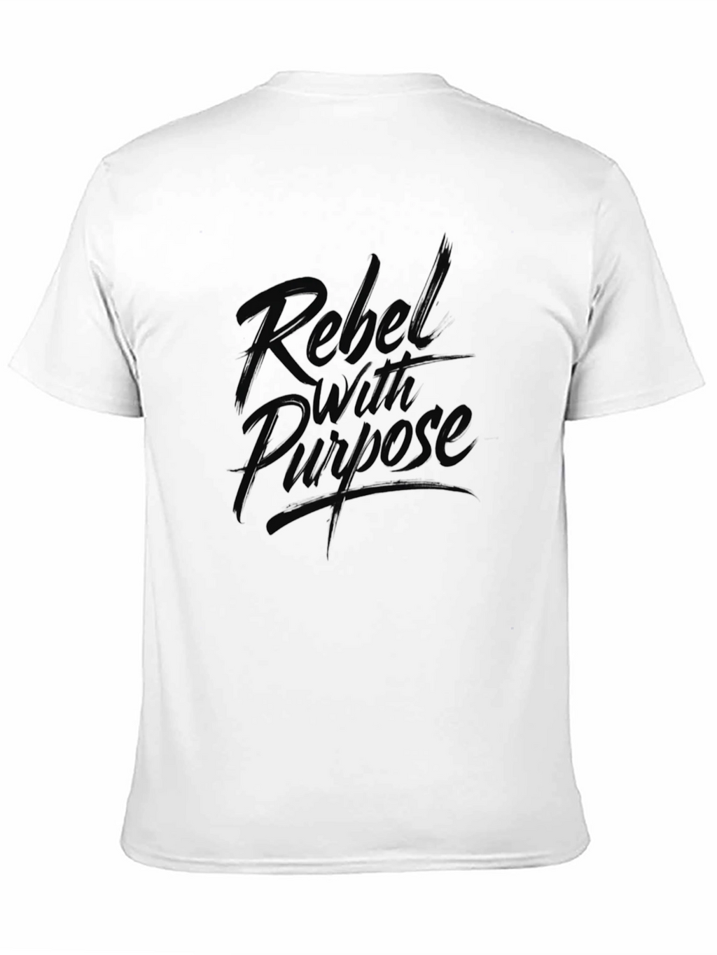 Rebel With Purpose Graphic Tee - Black