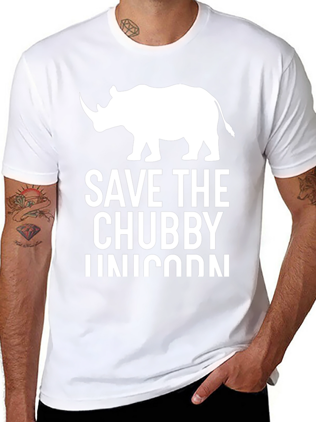 Save the Chubby Unicorn T-Shirt