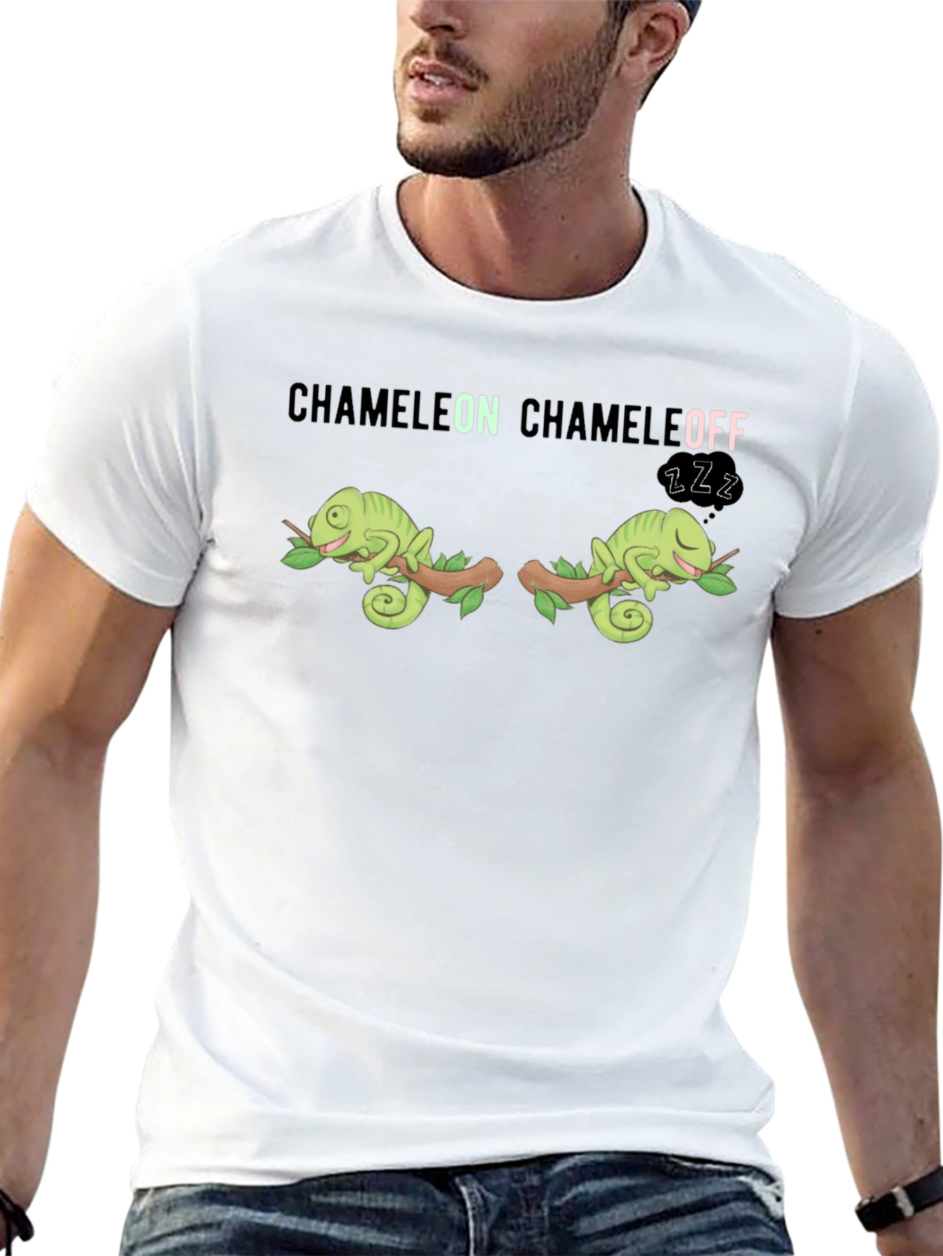 Chameleon On/Off Graphic Tee