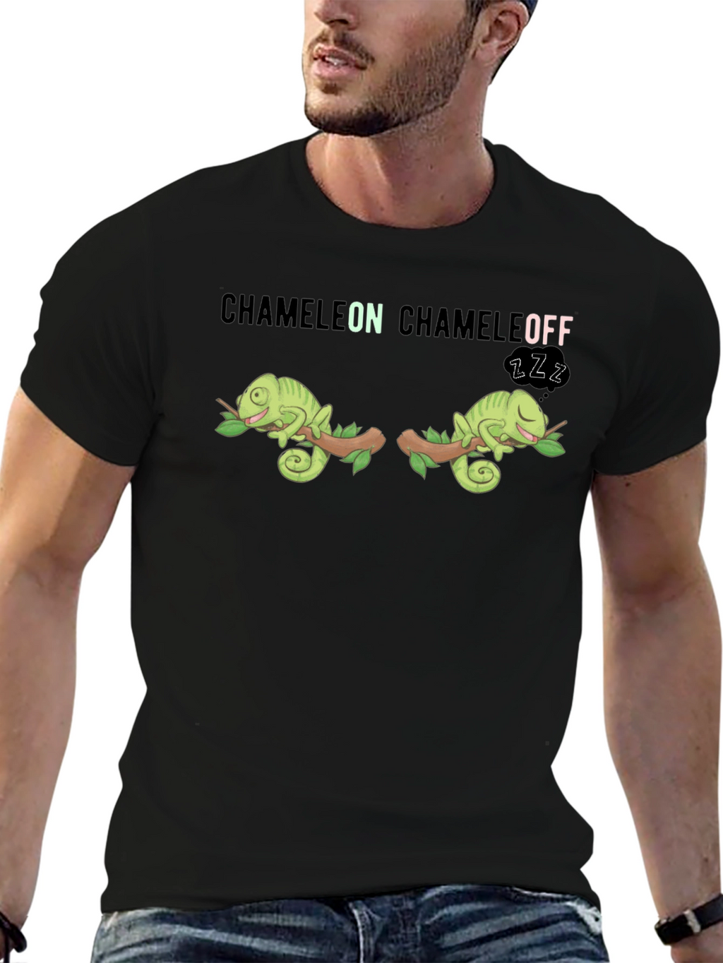 Chameleon On/Off Graphic Tee