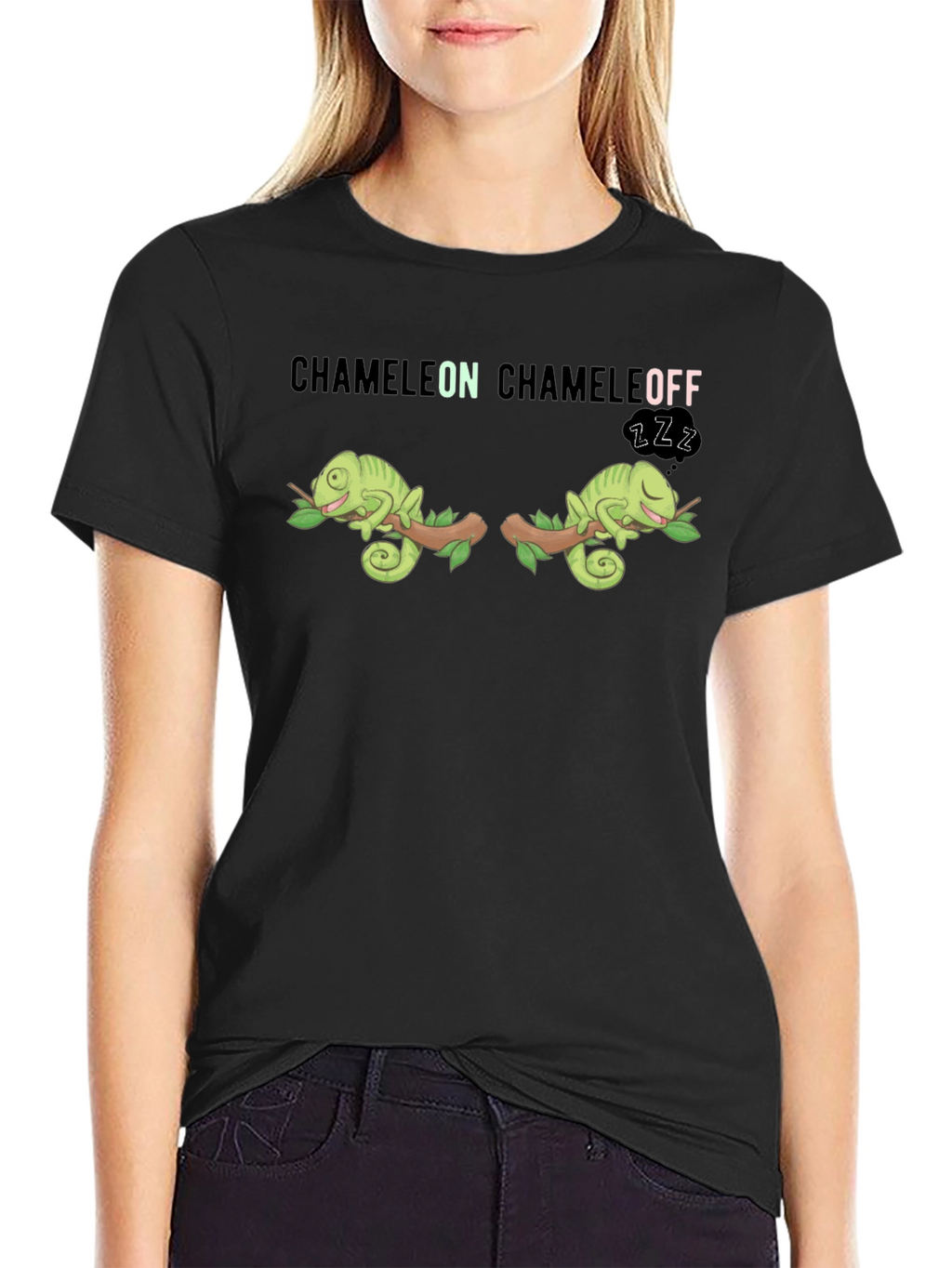 Chameleon On/Off Graphic Tee