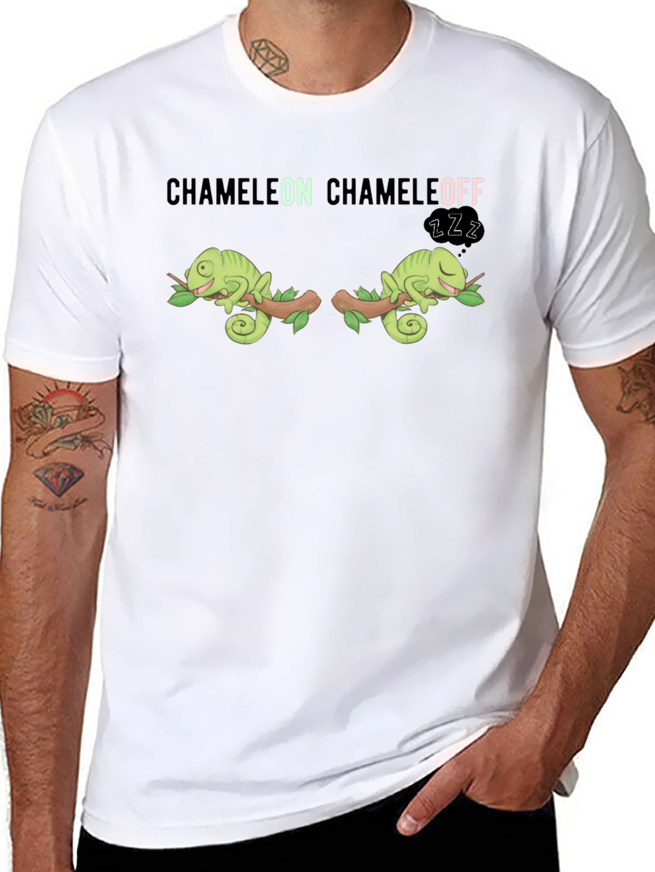 Chameleon On/Off Graphic Tee