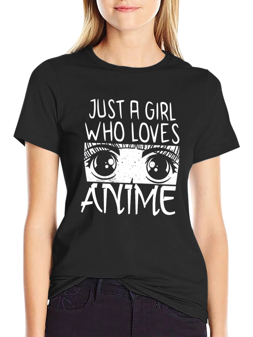 Just A Girl Who Loves Anime Graphic Tee