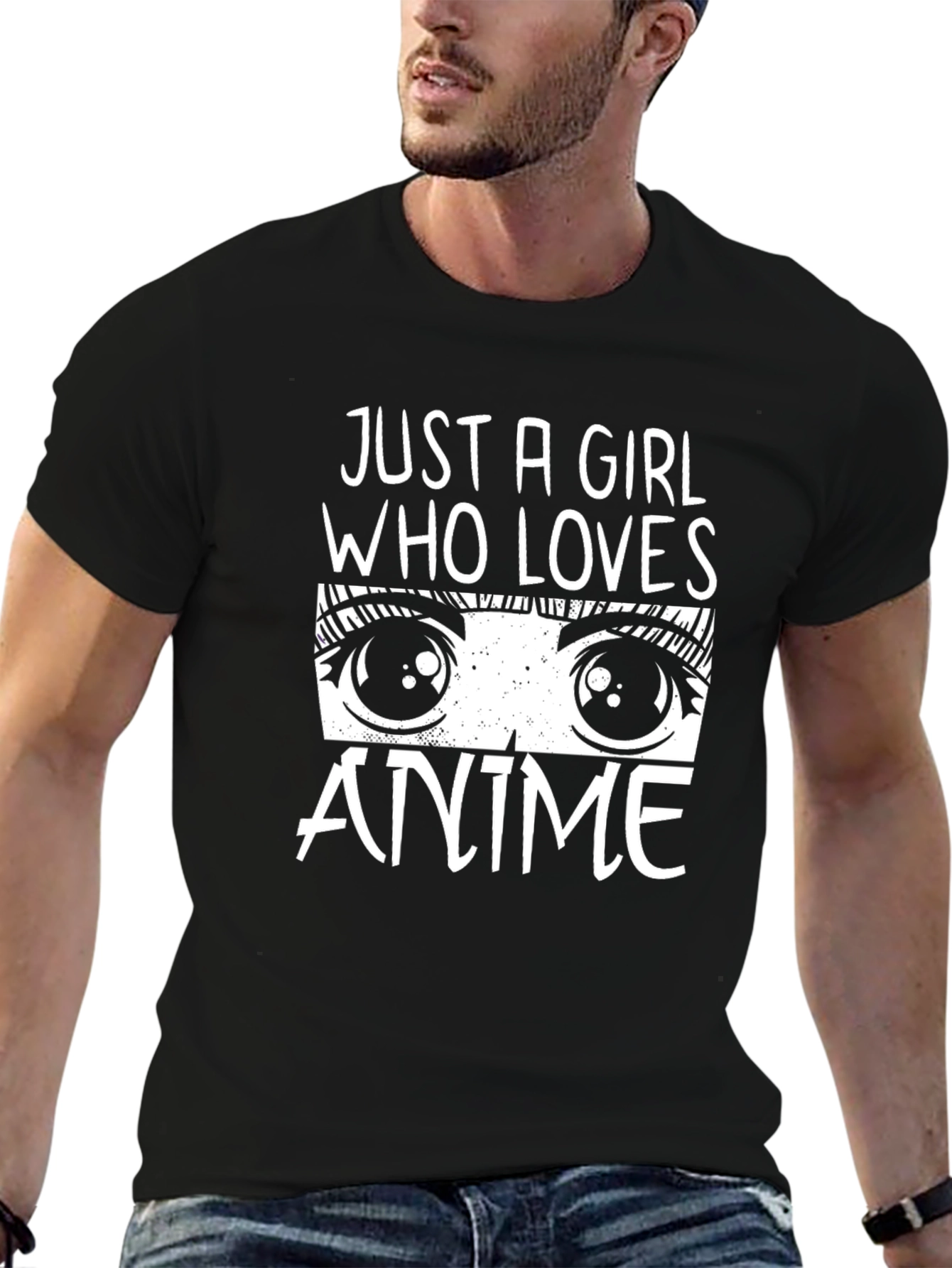 Just A Girl Who Loves Anime Graphic Tee