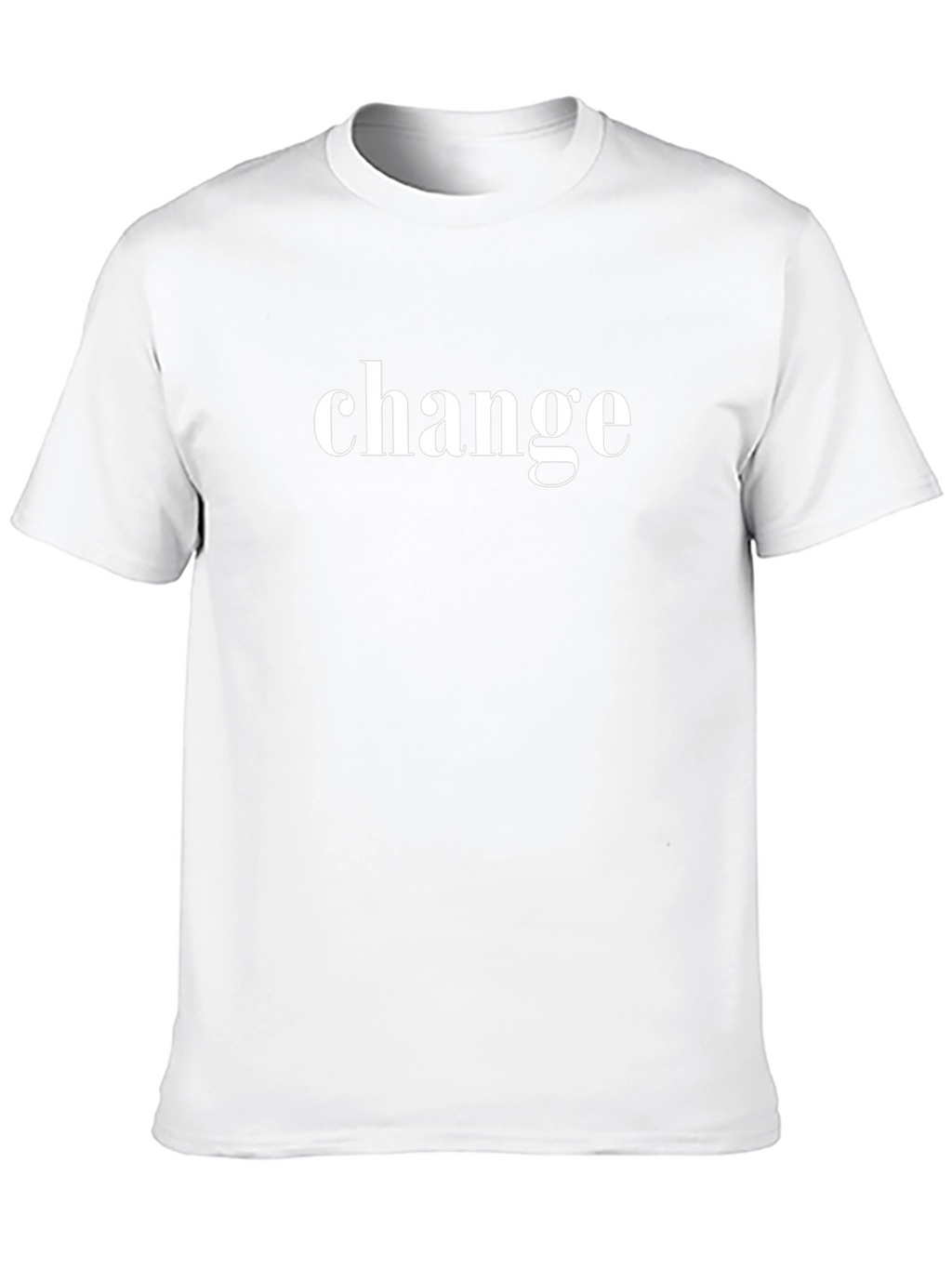 Change Graphic Tee - Stylish Black T-Shirt