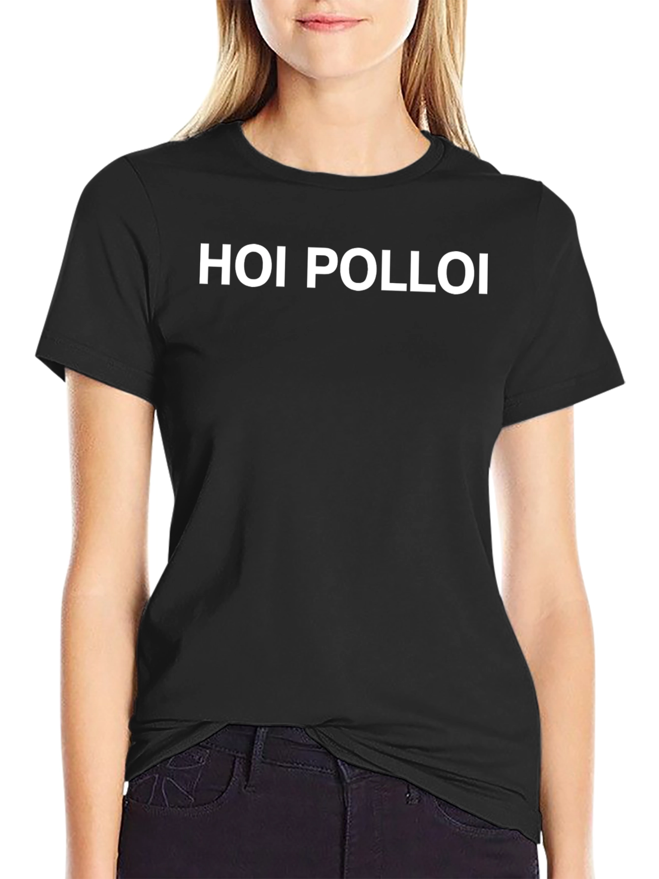 Hoi Polloi Graphic T-Shirt - Classic Black Tee