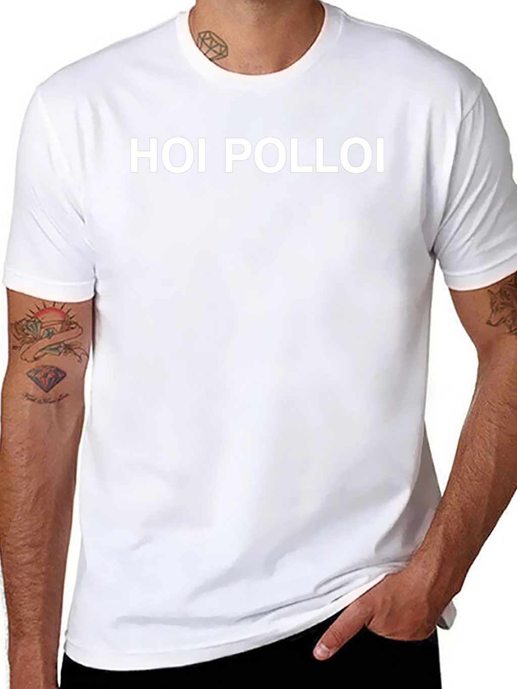 Hoi Polloi Graphic T-Shirt - Classic Black Tee