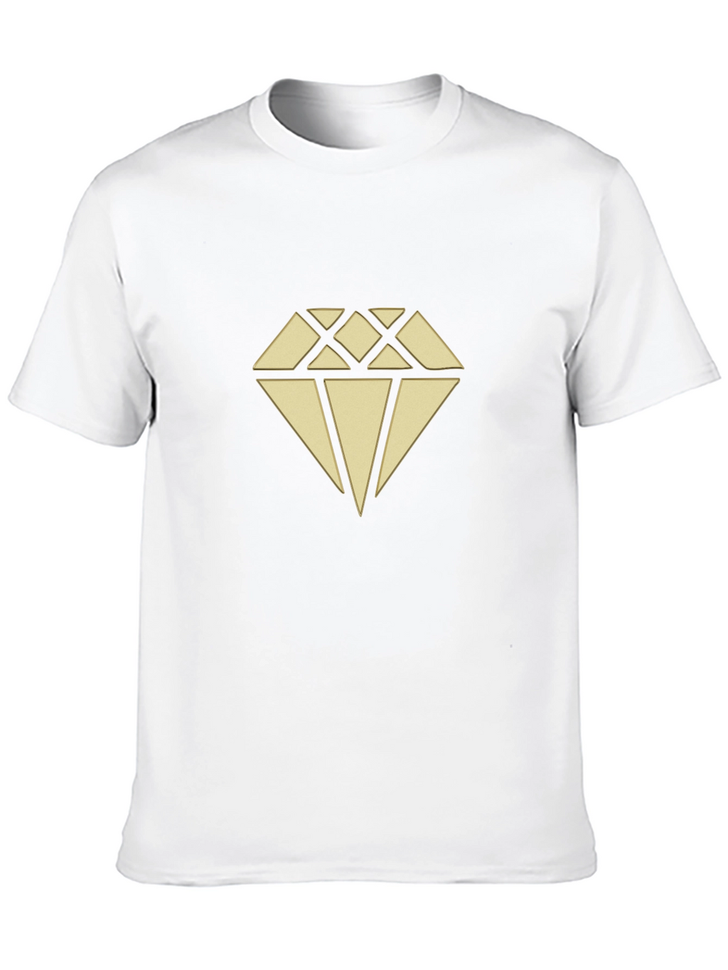 Diamond Graphic Print Crew Neck T-Shirt