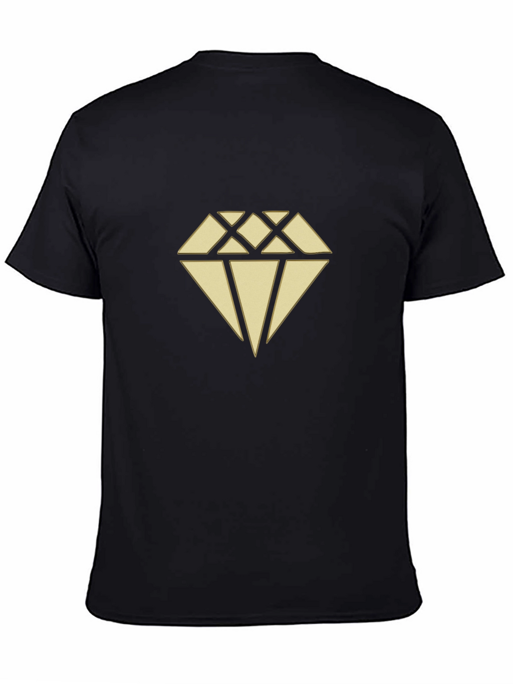 Diamond Graphic Print Crew Neck T-Shirt