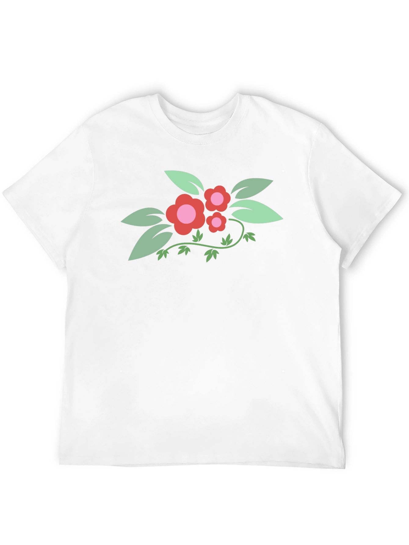 Floral Graphic Black T-Shirt - Stylish Casual Wear