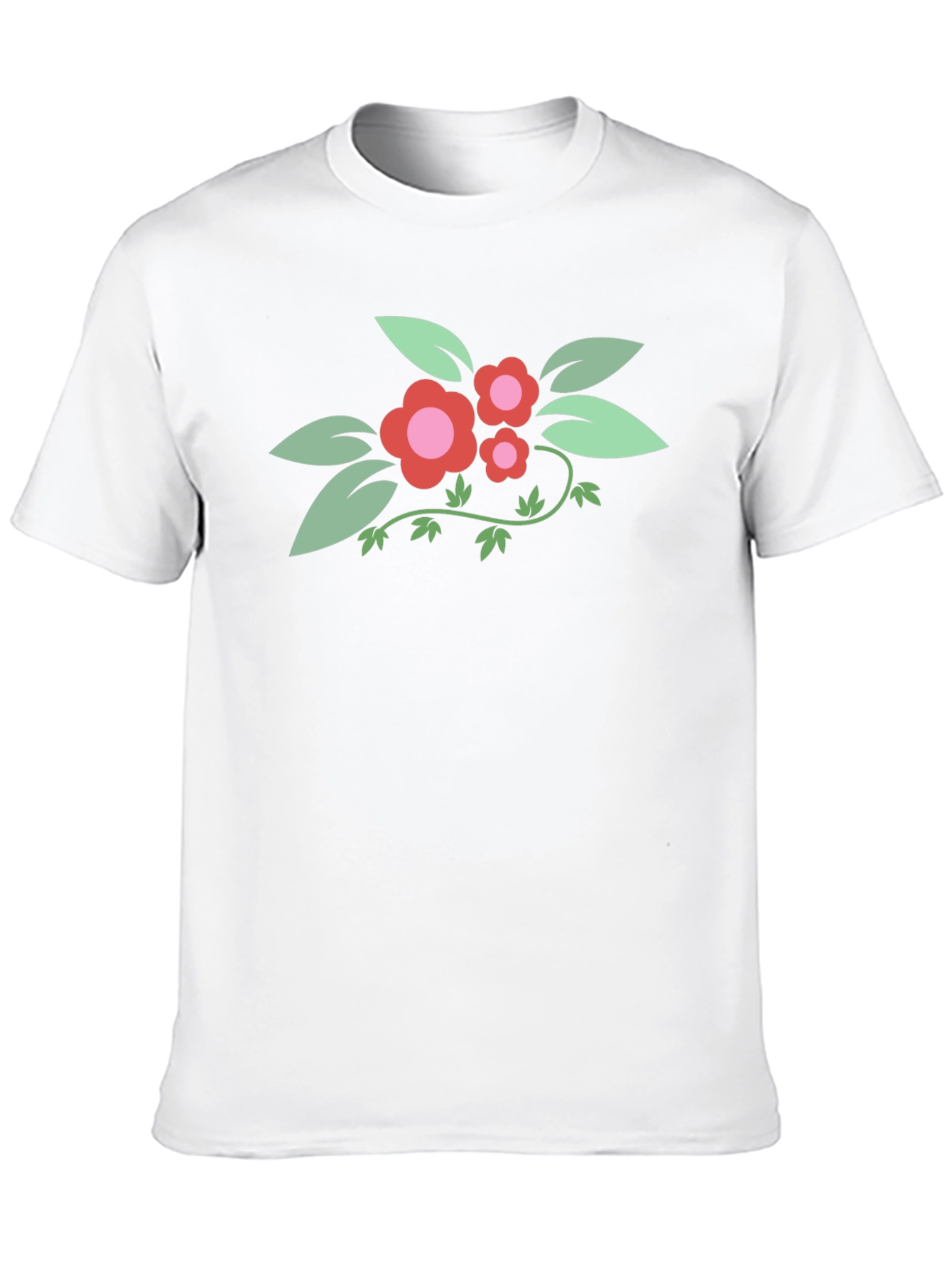 Floral Graphic Black T-Shirt - Stylish Casual Wear
