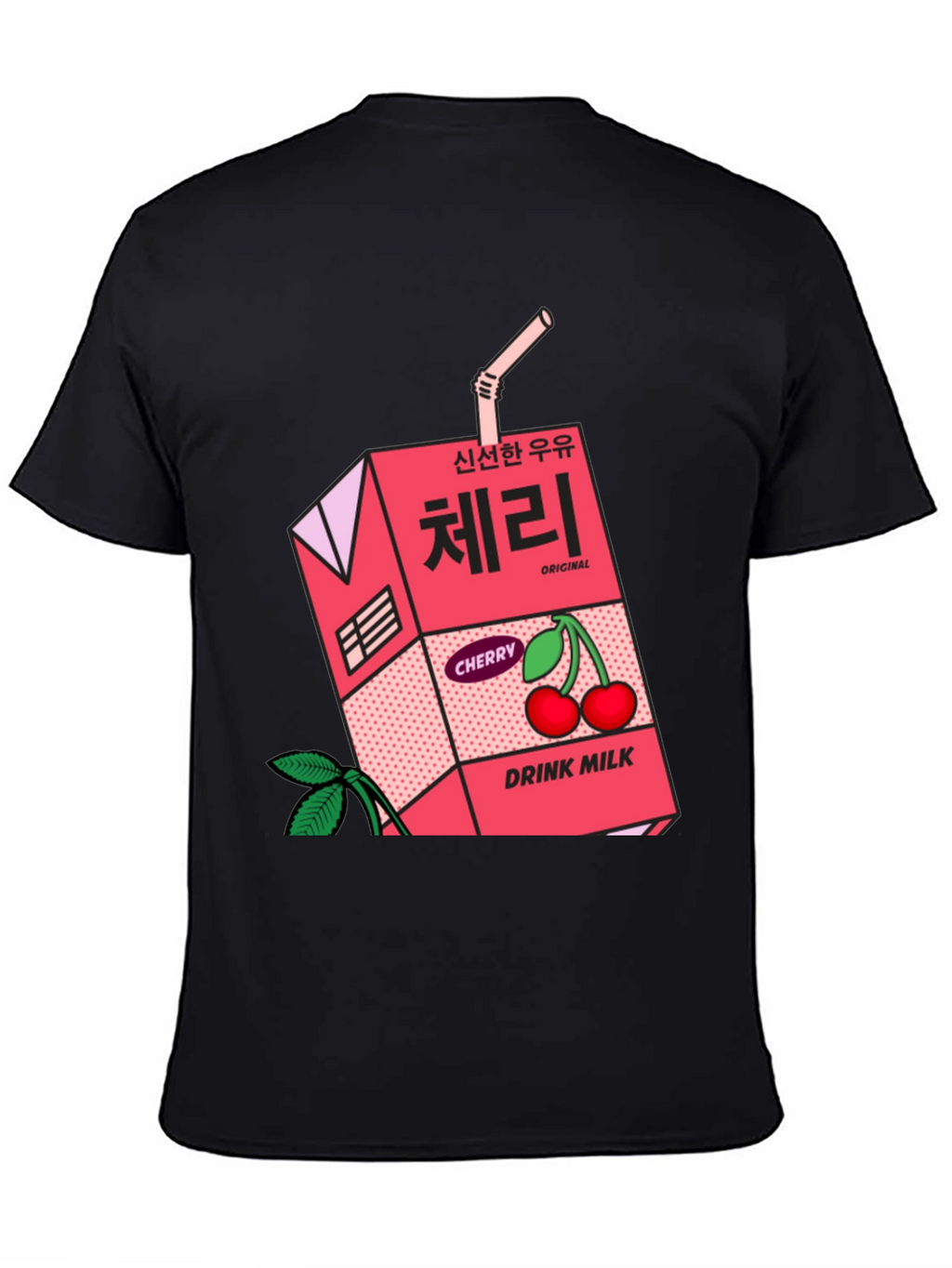 Cherry Milk Carton Graphic Tee - Unisex