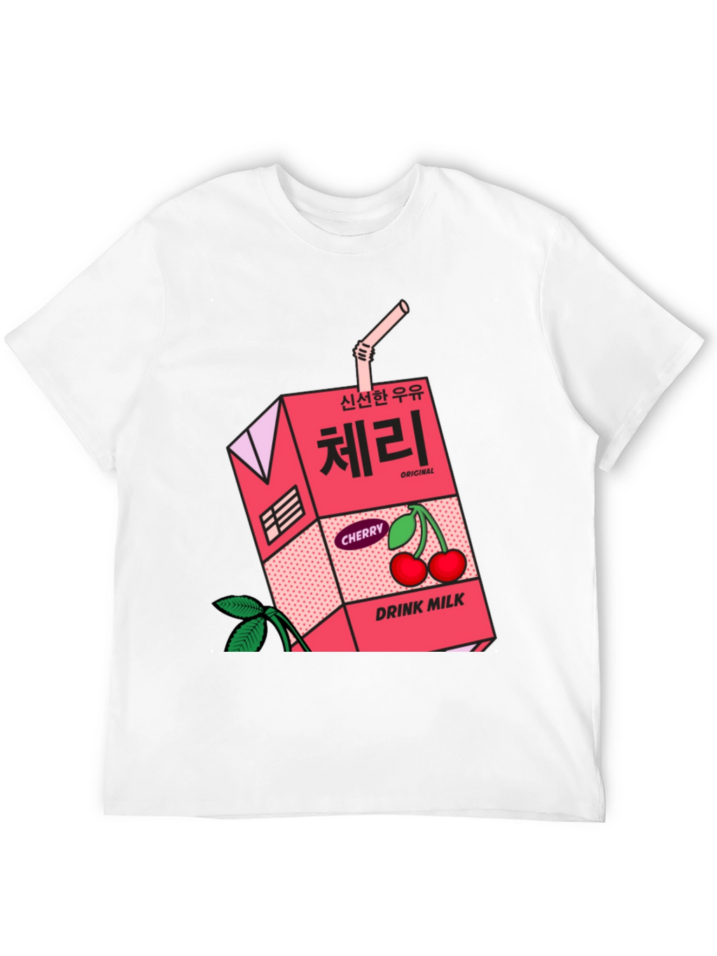 Cherry Milk Carton Graphic Tee - Unisex
