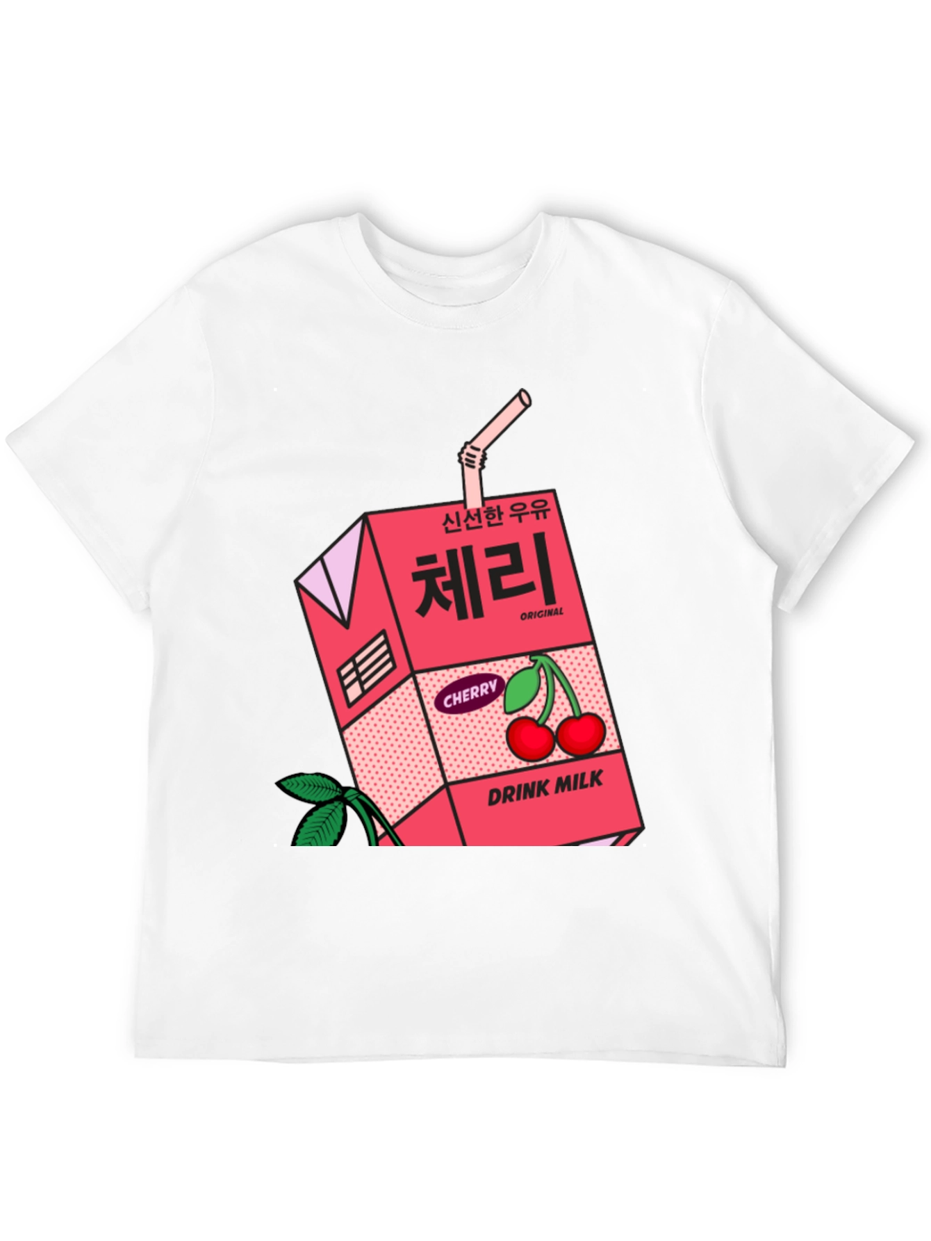 Cherry Milk Carton Graphic Tee - Unisex