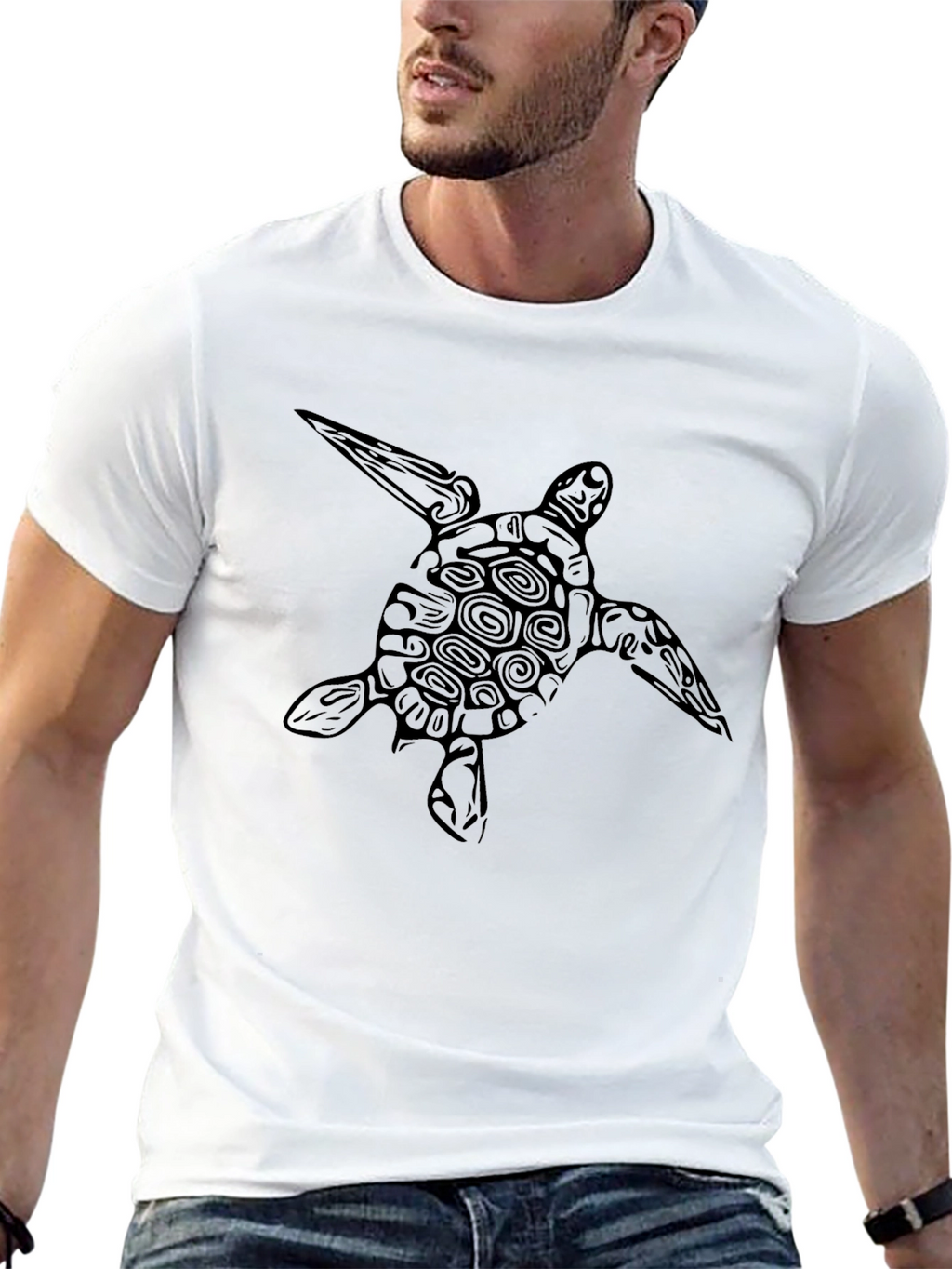 Turtle Graphic Tee - Stylish Comfort