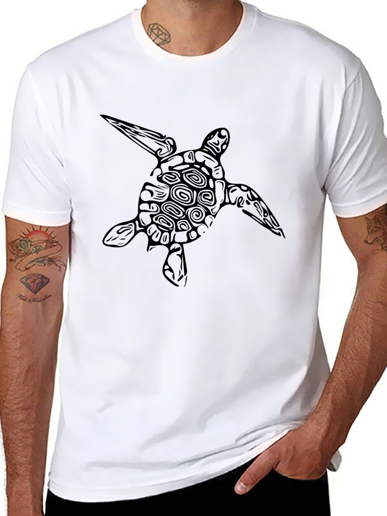 Turtle Graphic Tee - Stylish Comfort