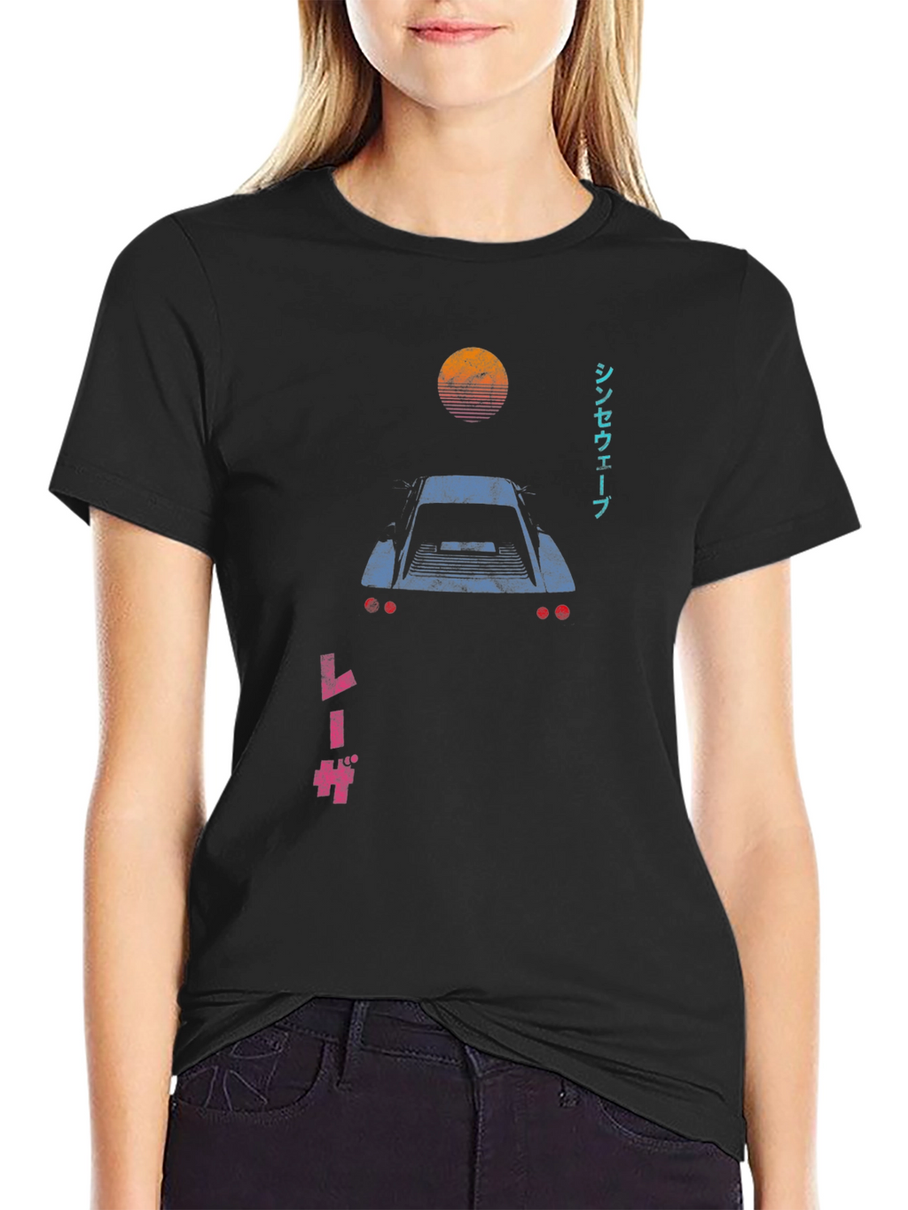 Retro Synthwave Car T-Shirt