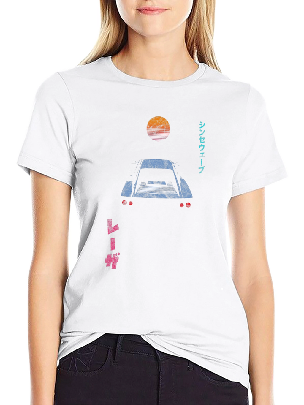 Retro Synthwave Car T-Shirt